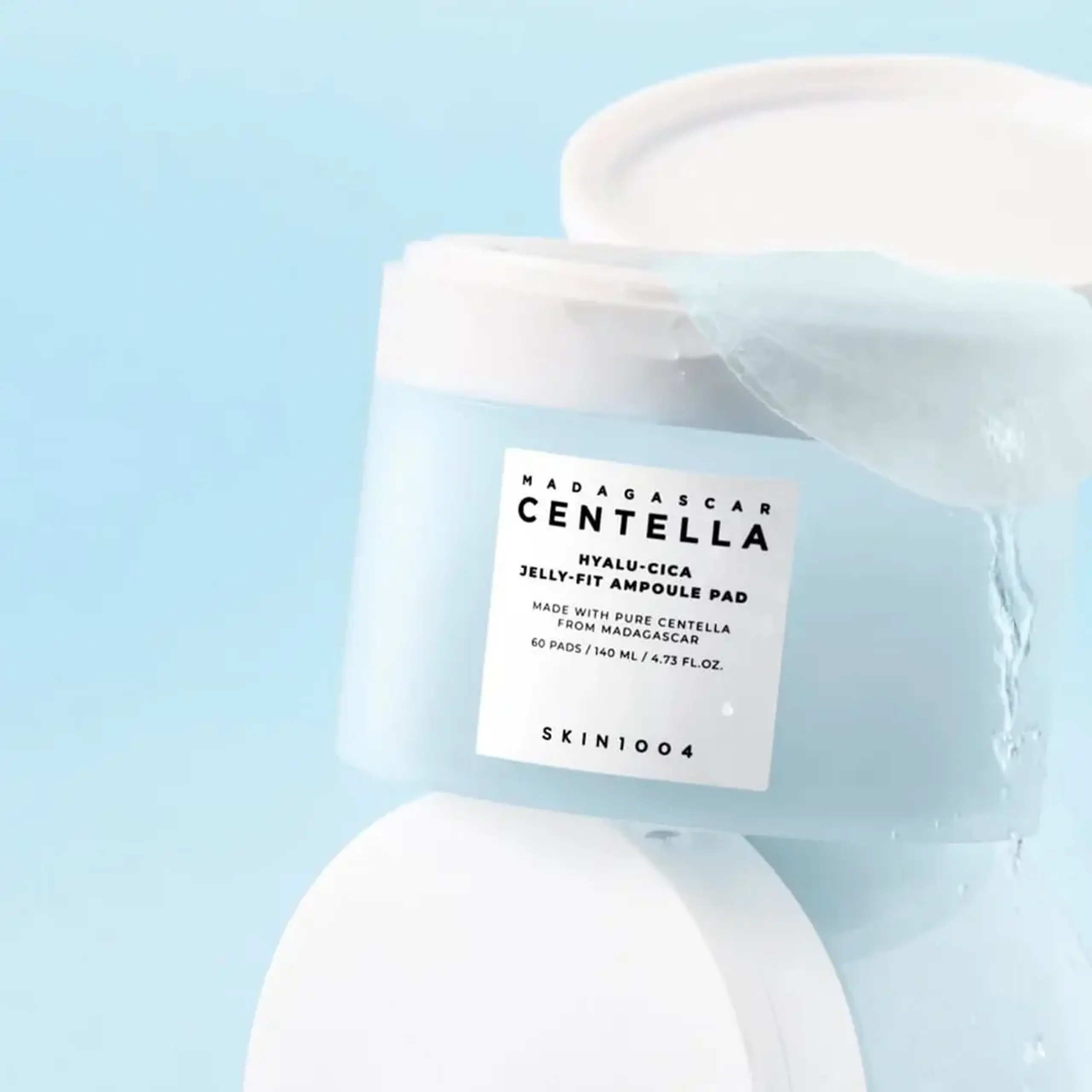 SKIN1004 Madagascar Centella Hyalu-Cica Jelly-Fit Ampoule Pad 60pcs