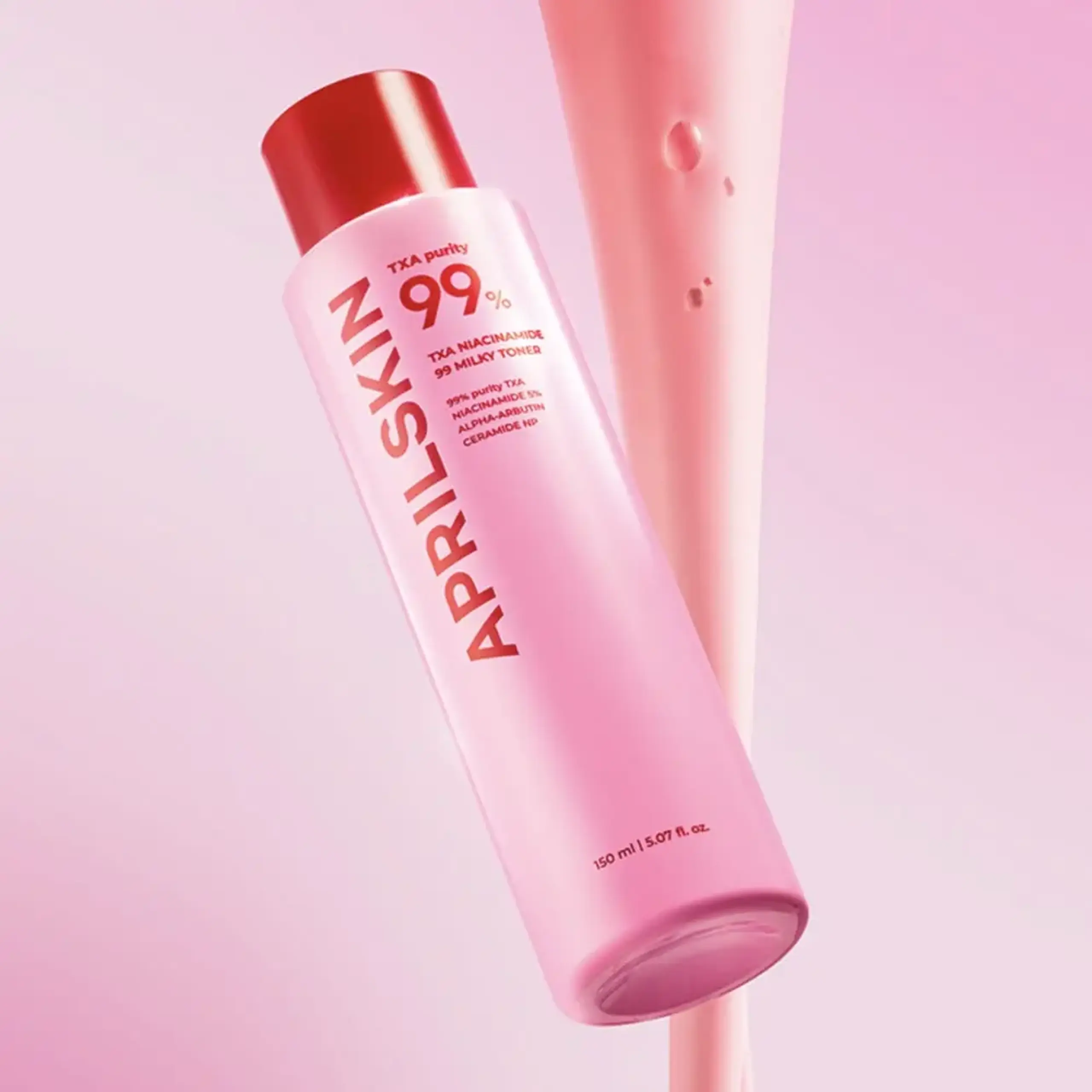 Toner pentru uniformizarea tenului Aprilskin TXA Niacinamide Toning Shot 99 Milky Toner 150 ml