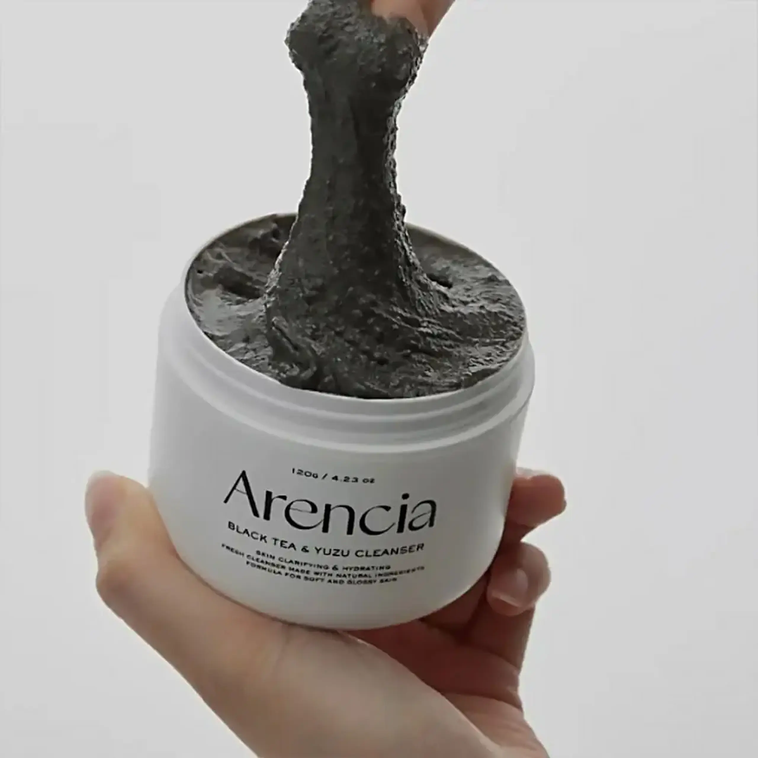 Produs de curățare 3-în-1 Arencia Black Tea Rice Mochi Cleanser 120g