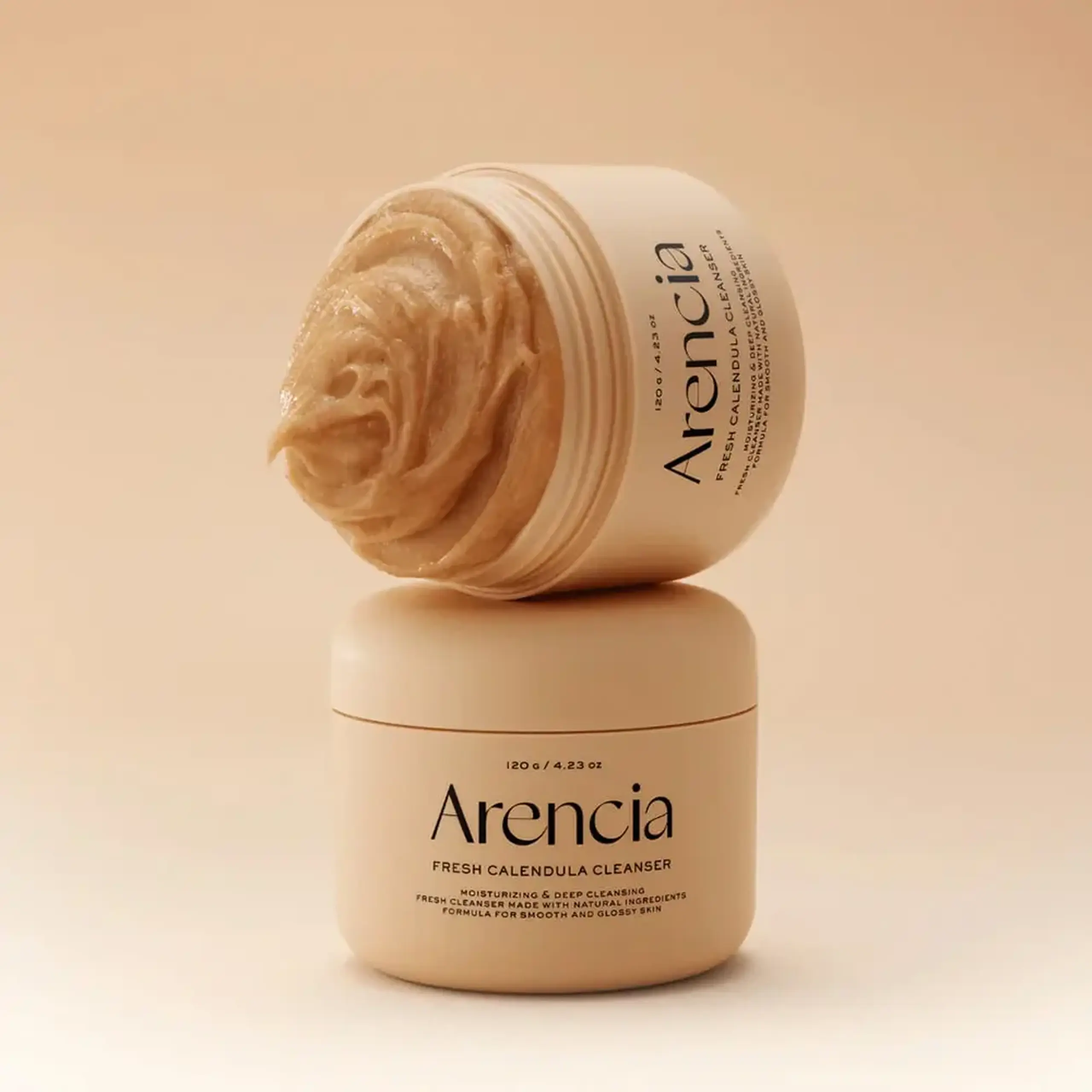Produs de curățare 3-în-1 Arencia Calendula Rice Mochi Cleanser 120 gr