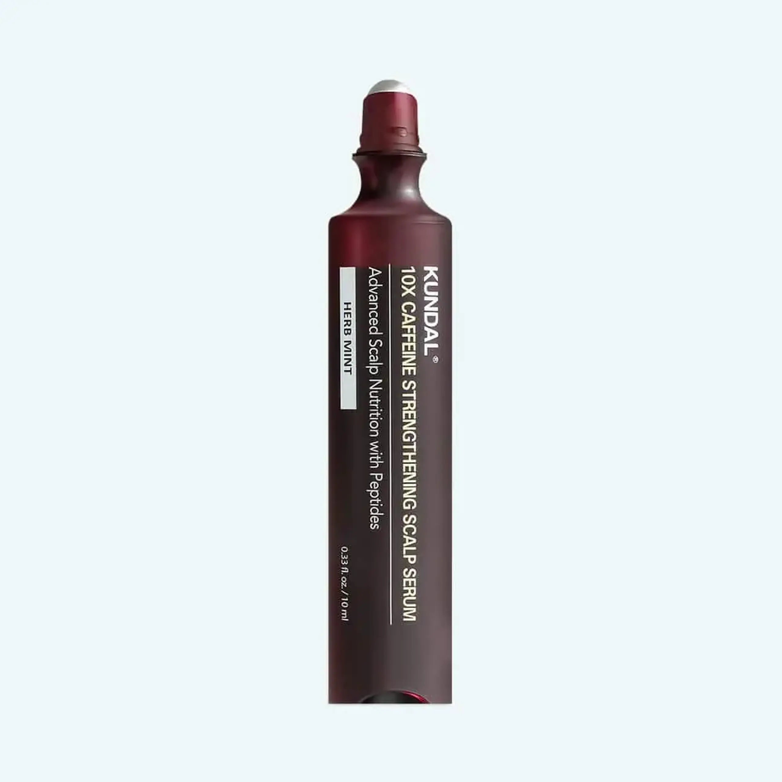 Ser concentrat pentru pielea capului KUNDAL 10X Caffeine Strengthening Scalp Serum Herb Mint 10 ml