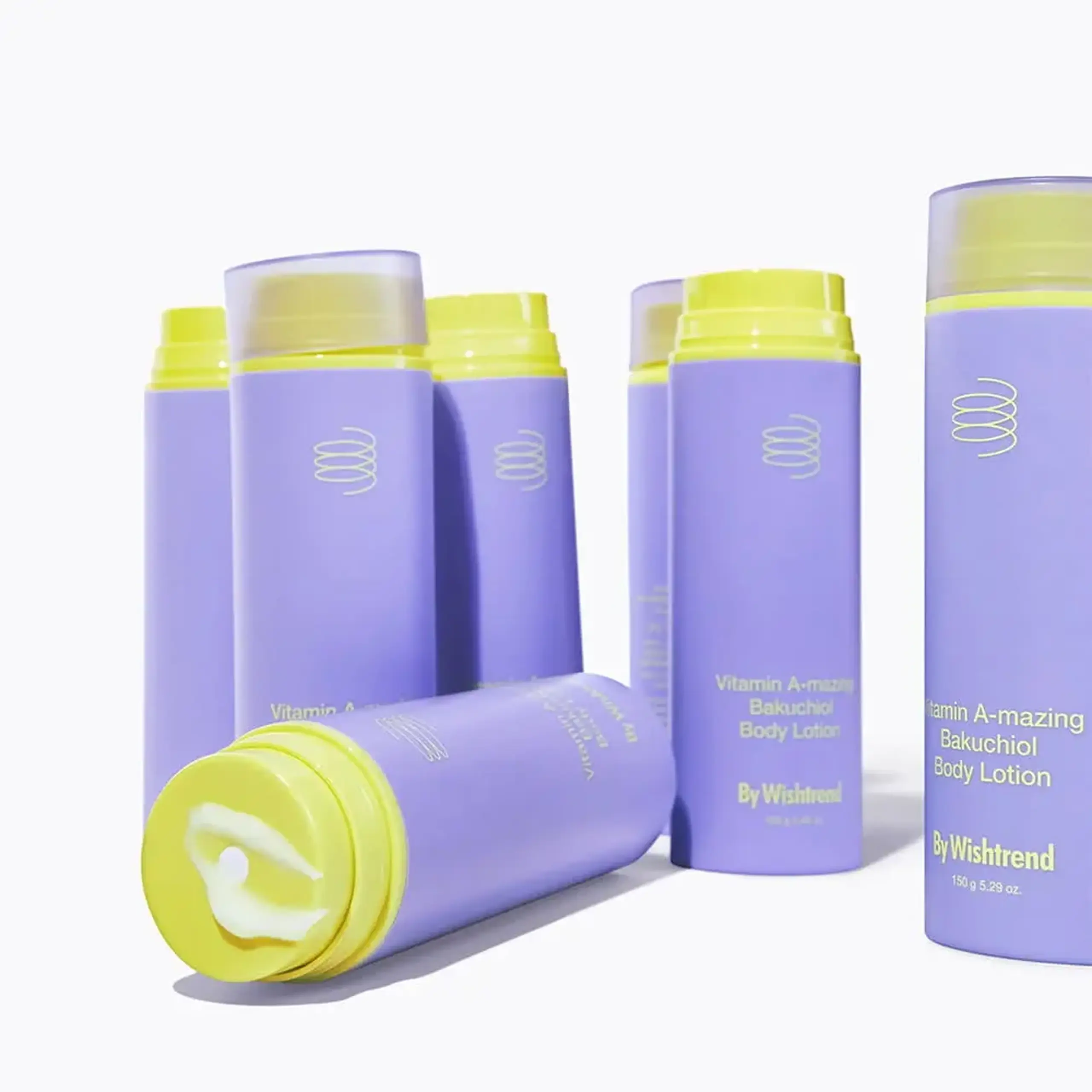 Loțiune de corp pentru netezire și elasticitate By Wishtrend Vitamin A-mazing Bakuchiol Body Lotion 150g