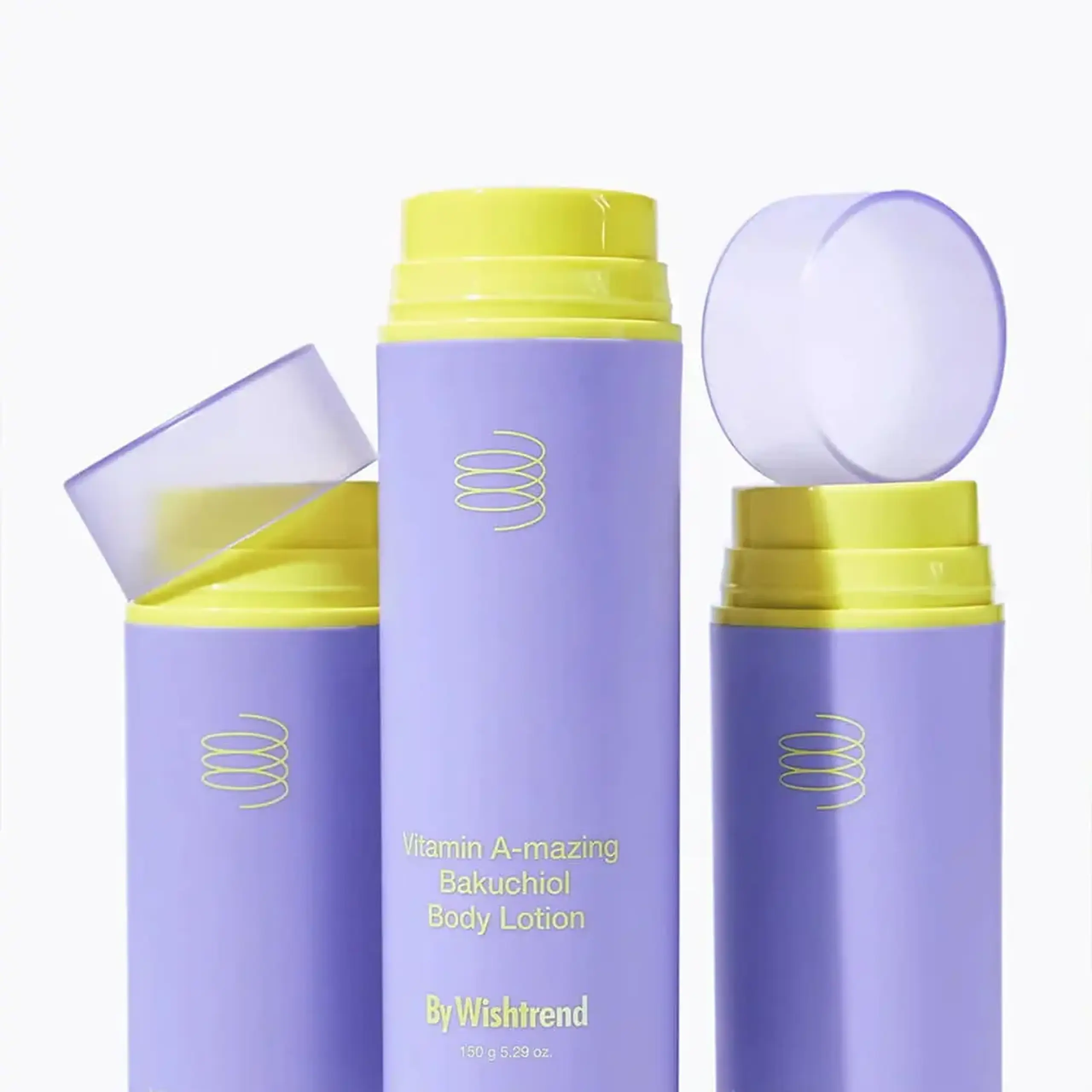 Loțiune de corp pentru netezire și elasticitate By Wishtrend Vitamin A-mazing Bakuchiol Body Lotion 150g