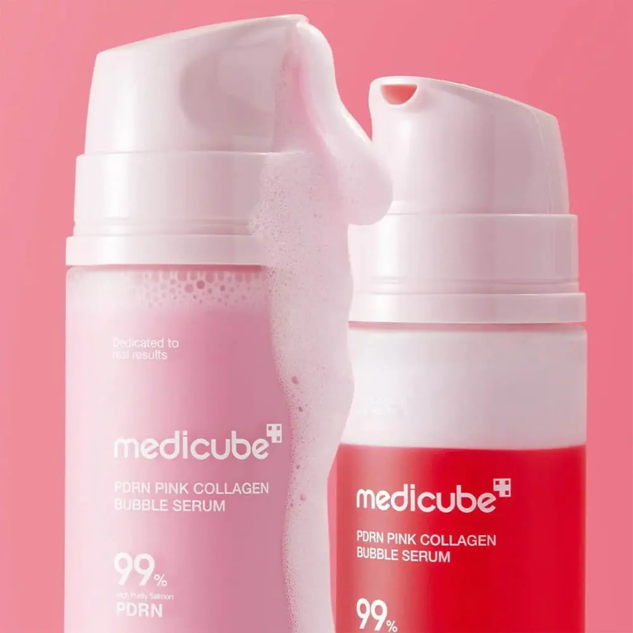Serum hidratant Medicube PDRN Pink Collagen Bubble Serum 95ml