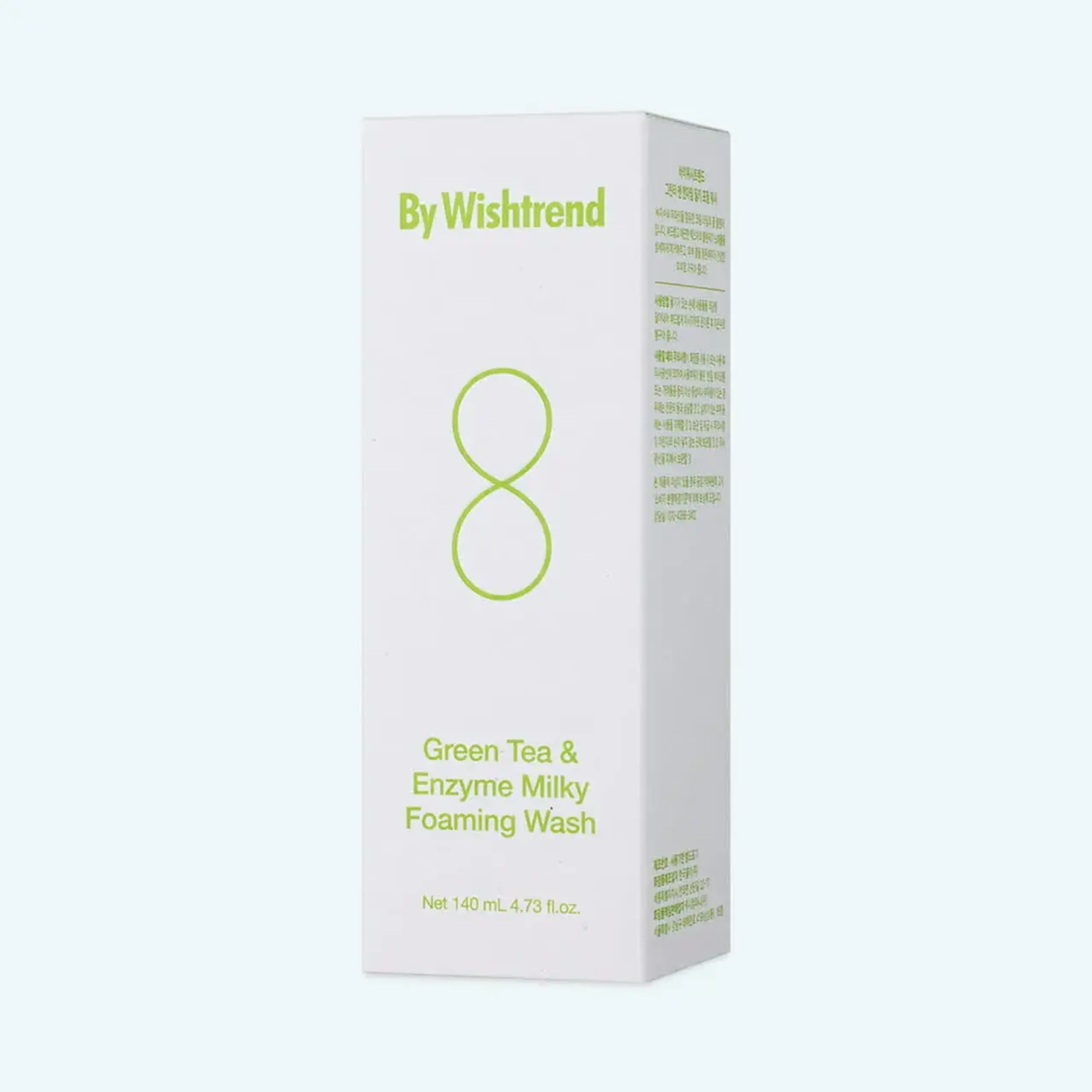 Spumă pentru curățarea feții By Wishtrend Green Tea & Enzyme Milky Foaming Wash 140ml