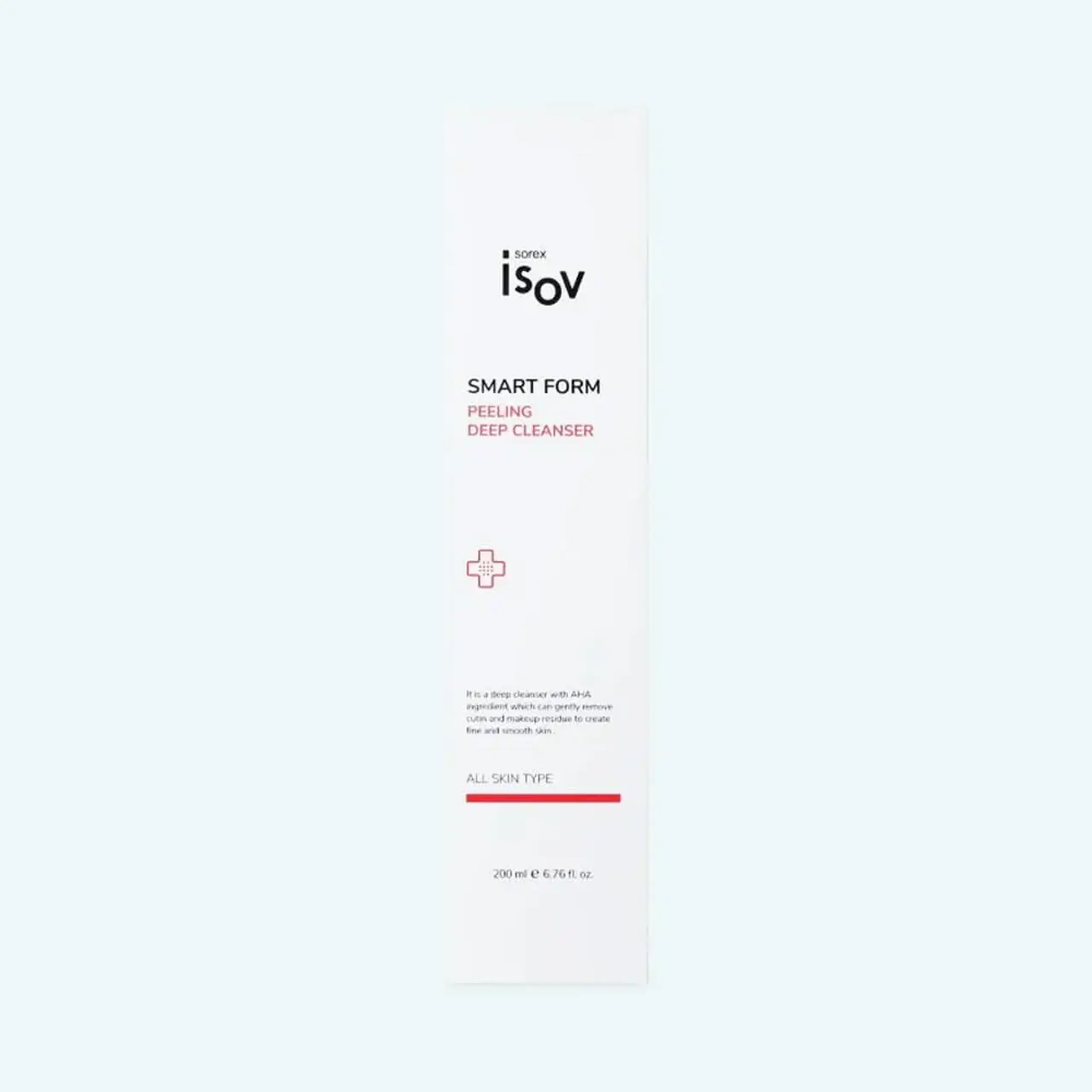 Spumă-mousse de curățare cu acizi AHA Isov Smart Form Peeling Deep Cleanser 200ml