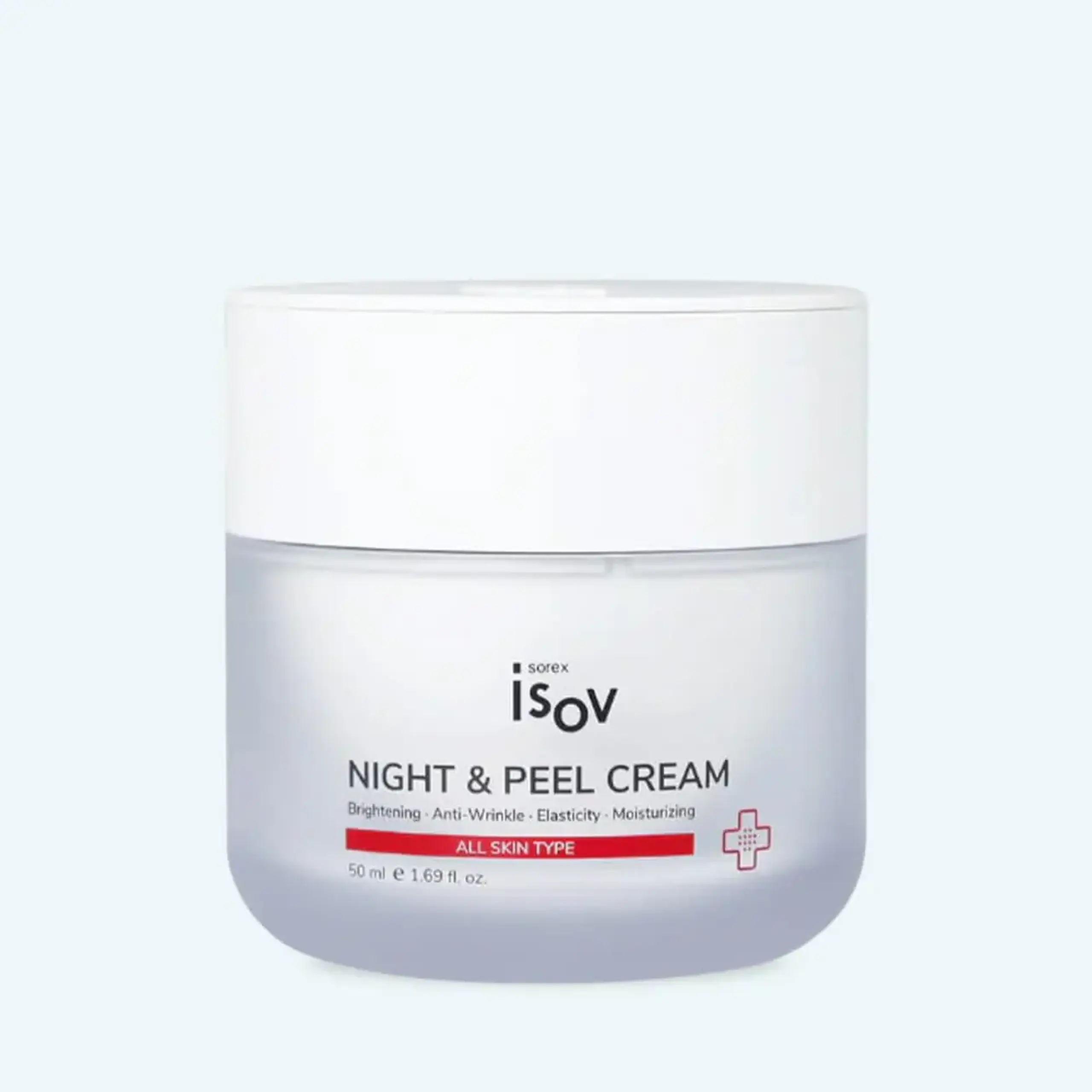 Cremă exfoliantă capsulată de noapte cu extracte din fructe Isov Night & Peel Cream 50ml