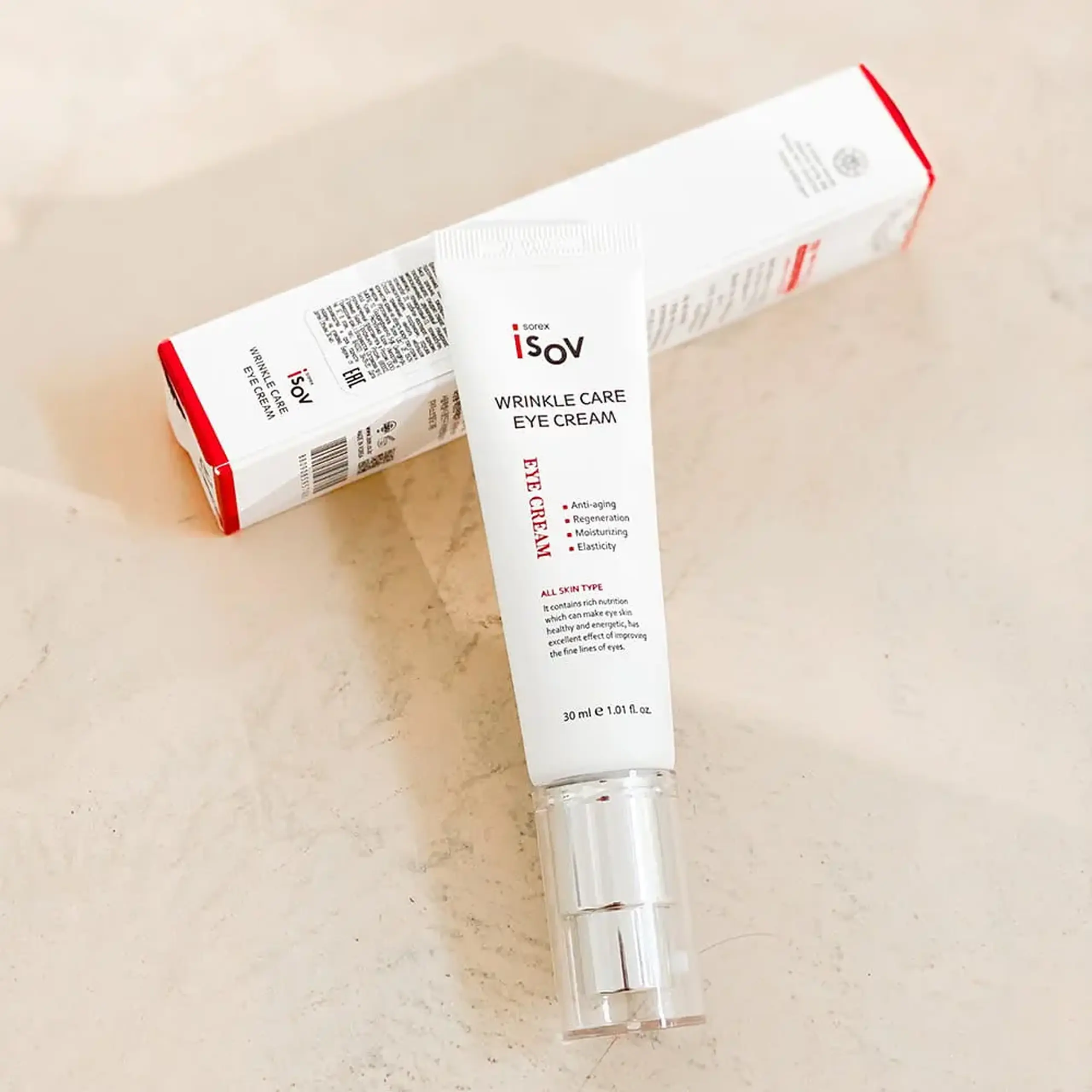 Cremă anti-age pentru ochi cu peptide Isov Wrinkle Care Eye Cream 30ml