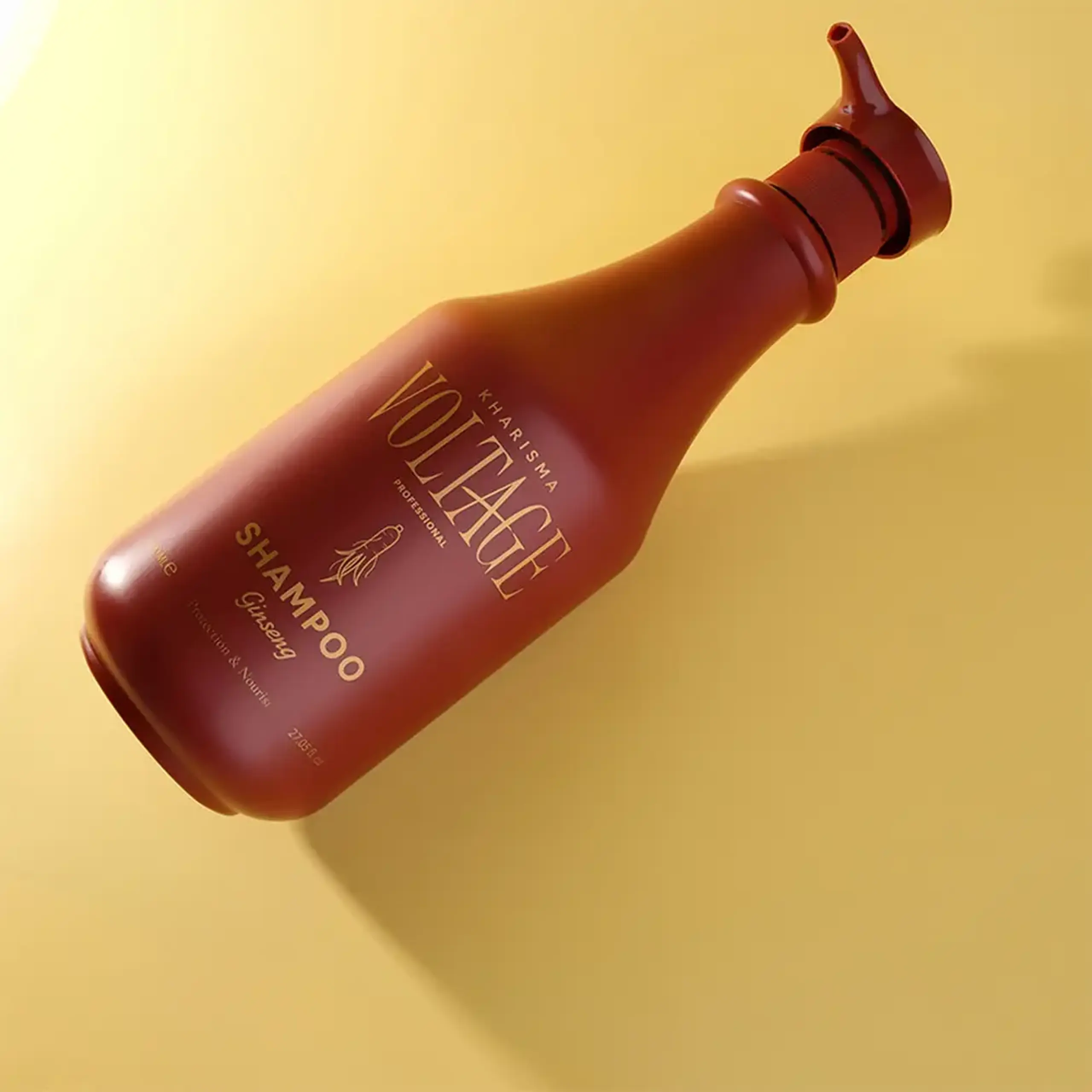 Șampon pentru protecție și hrănire KHARISMA VOLTAGE hair shampoo ginseng protection and nutrition 800ml