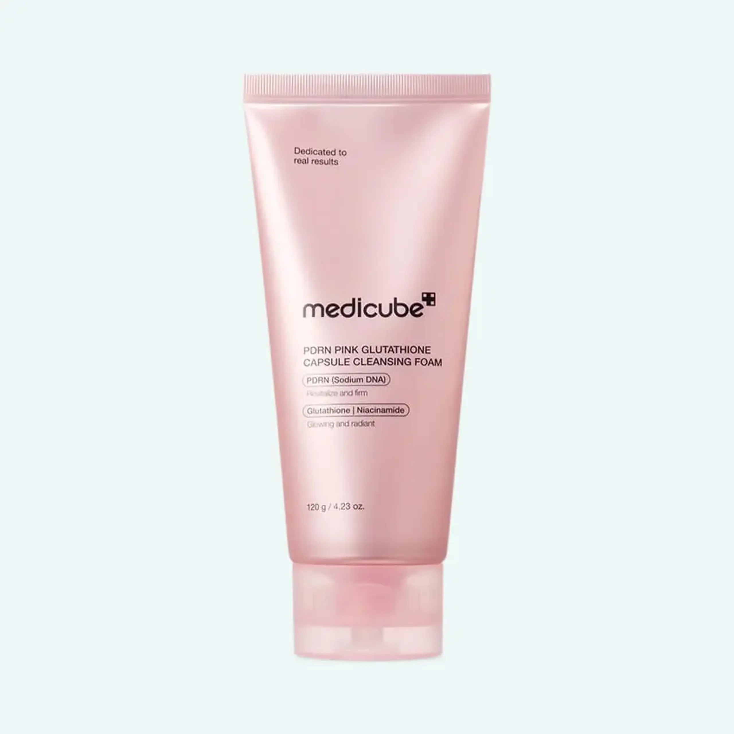Spumă de curățare profundă Medicube PDRN PINK GLUTATHIONE CAPSULE CLEANSING FOAM 120g