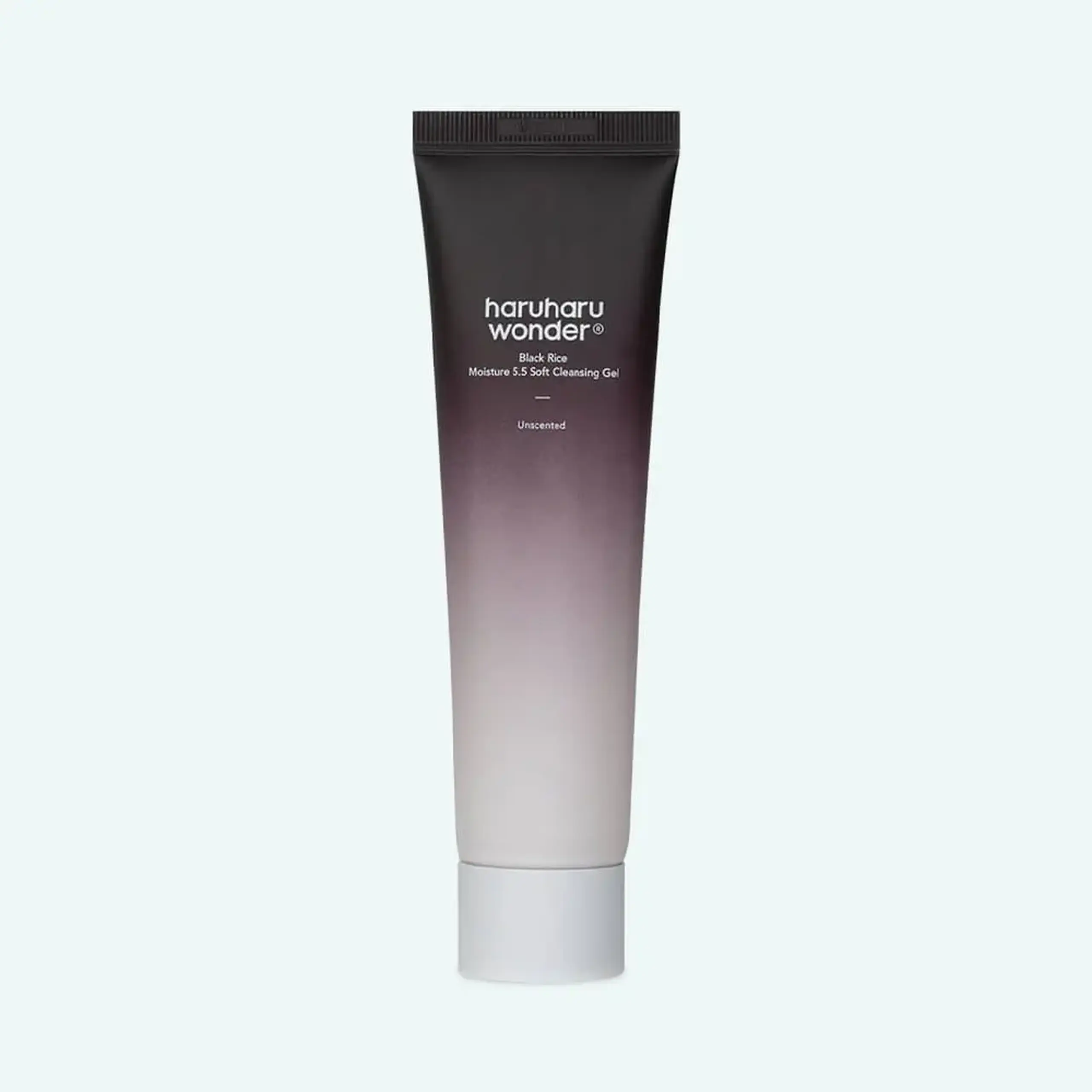 Gel de curățare delicat pentru față Haruharu Wonder - Black Rice Moisture 5.5 Soft Cleansing Gel Unscented 100ml