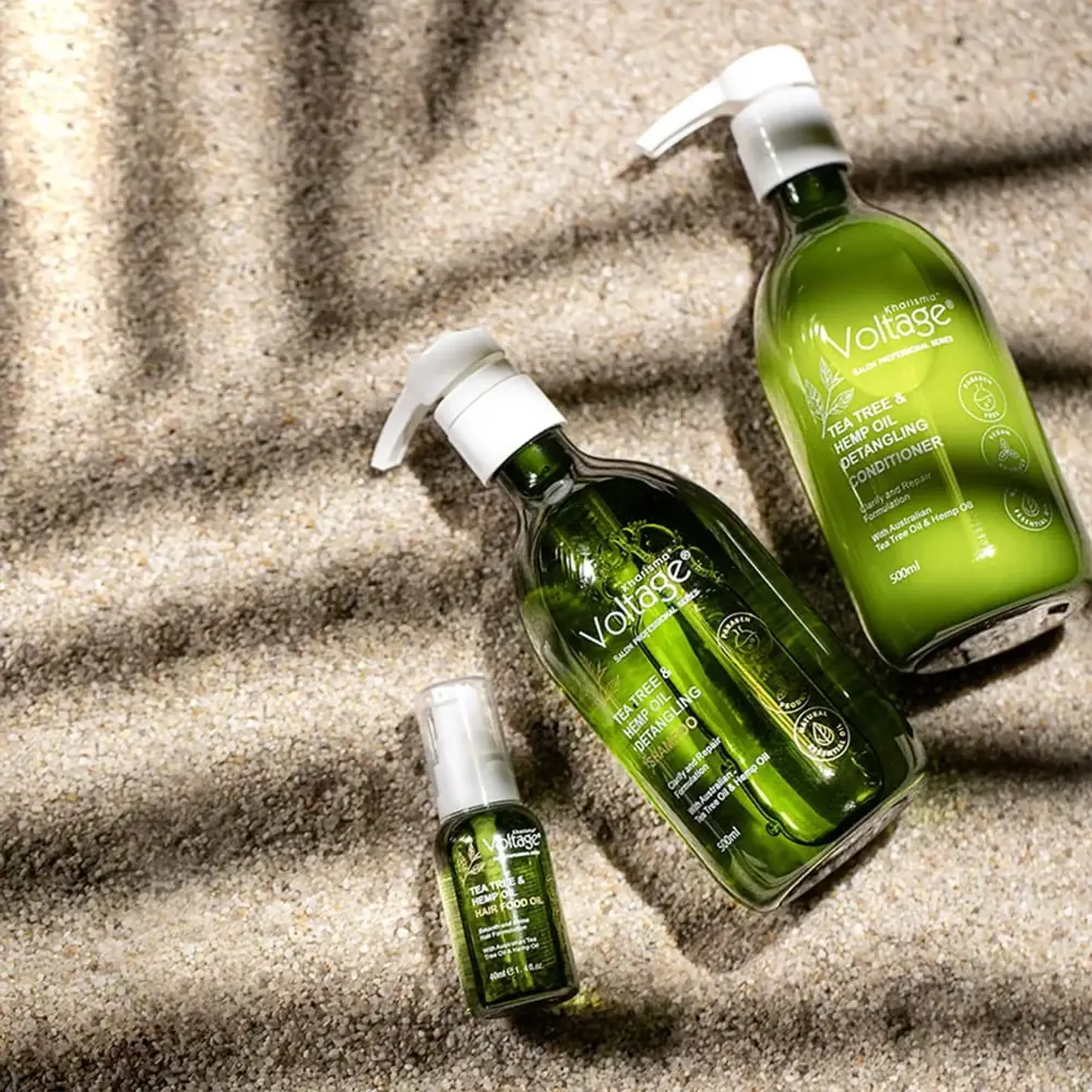 Șampon pentru păr normal și cu tendință de îngrășare KHARISMA VOLTAGE` TEA TREE&amp;HEMP OIL Shampoo 500ml