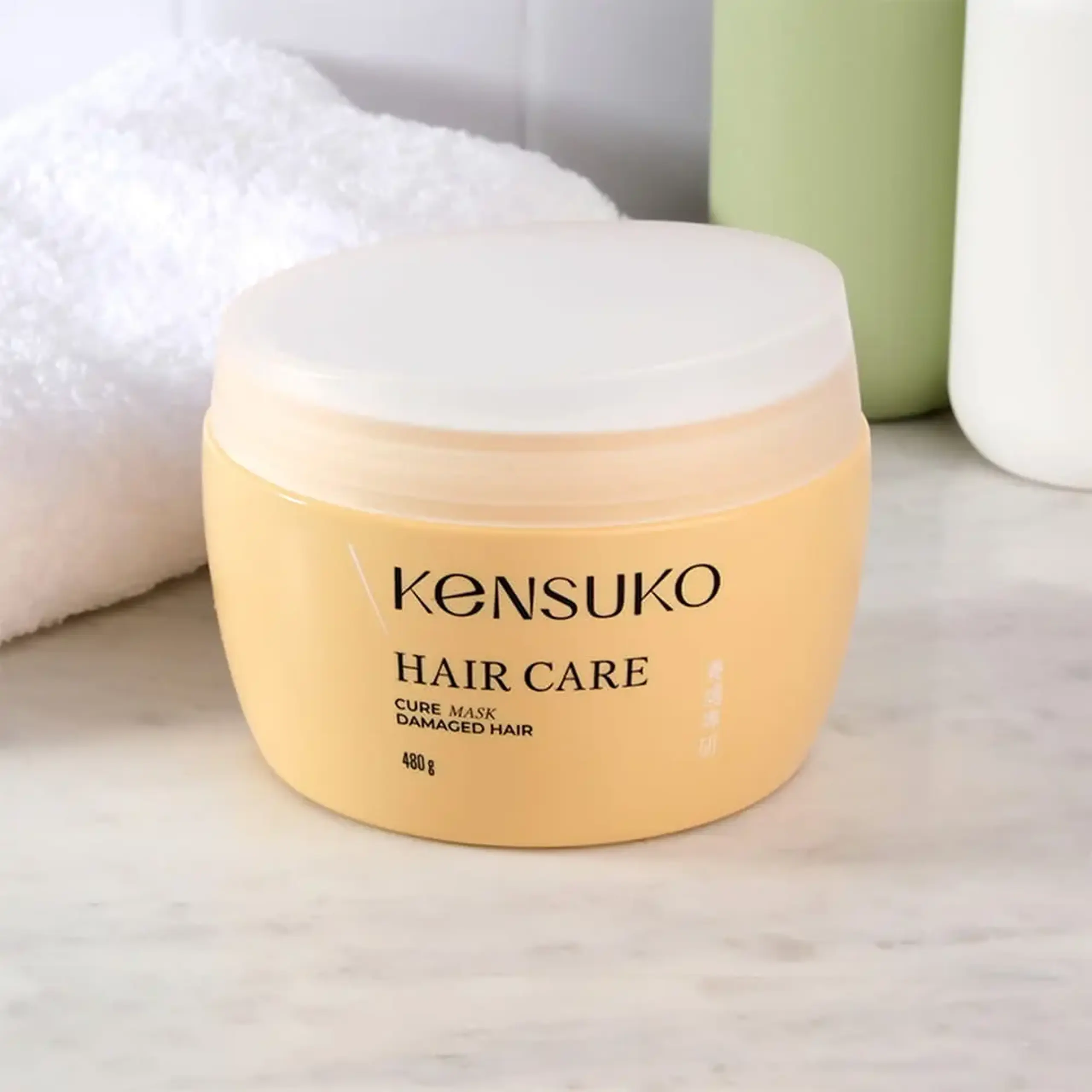 Mască pentru păr deteriorat KENSUKO Damaged cure hair mask 480ml