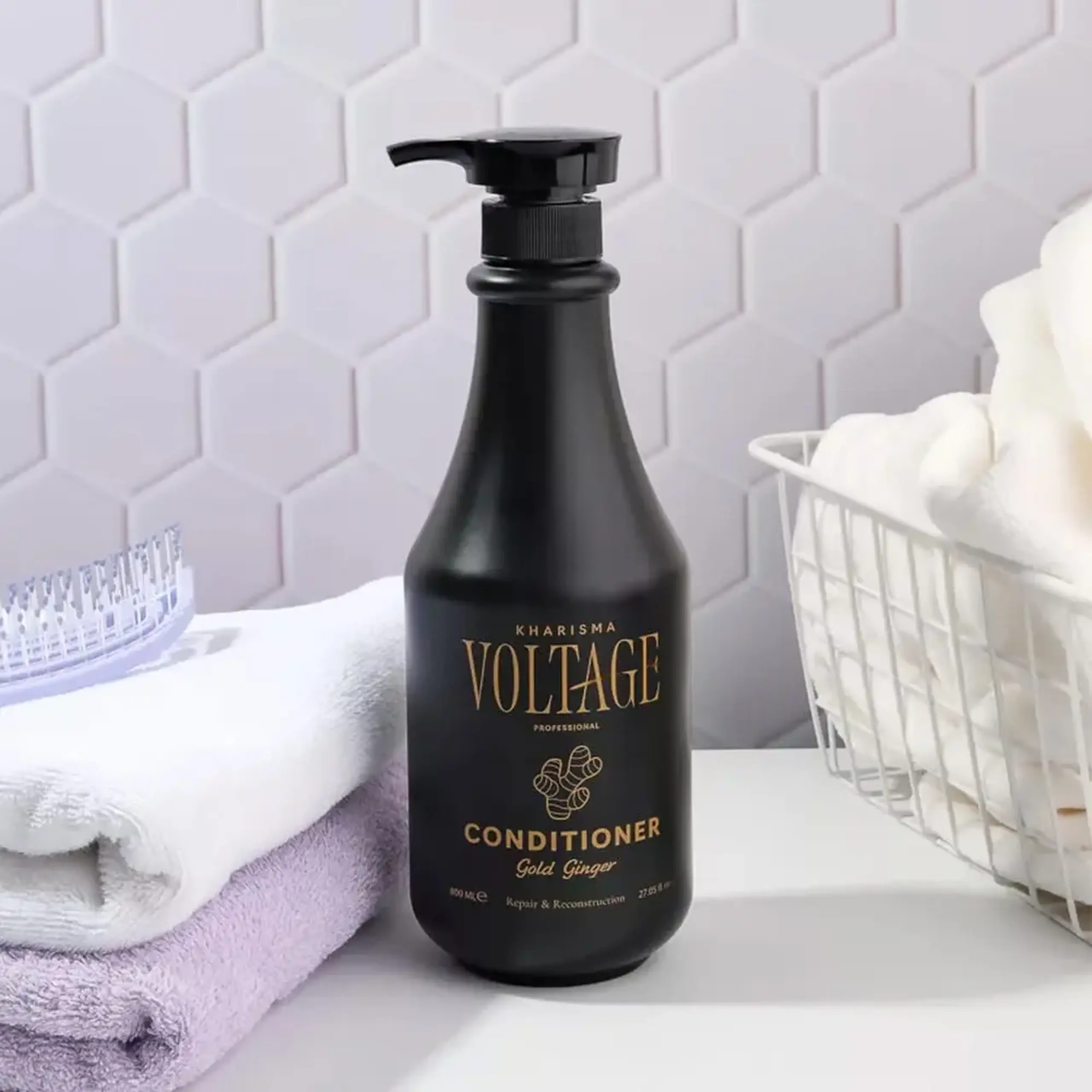KHARISMA VOLTAGE hair conditioner gold ginger repair and reconstruction 800ml
