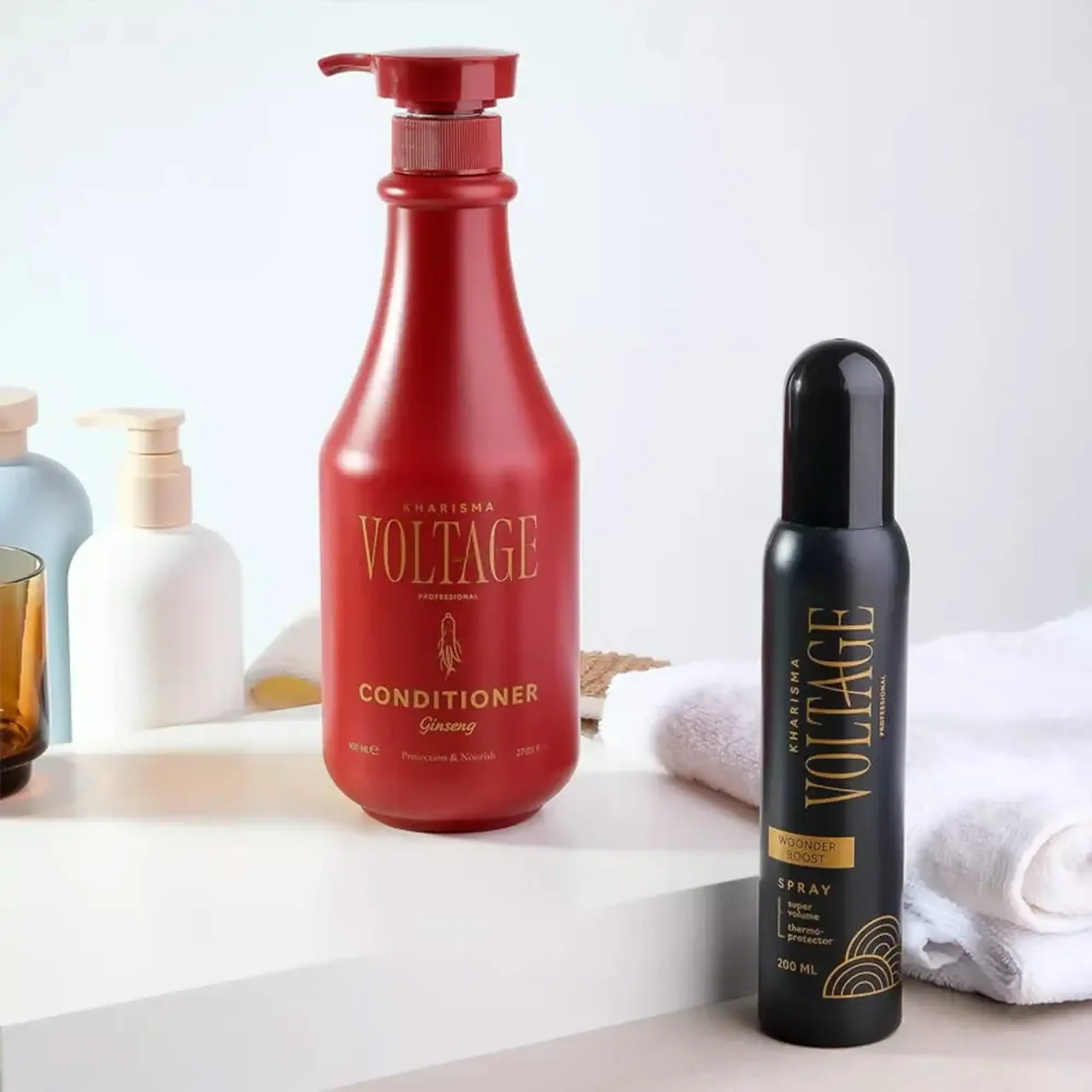 Condiționer hrănitor KHARISMA VOLTAGE hair conditioner ginseng protection and nutrition 800ml
