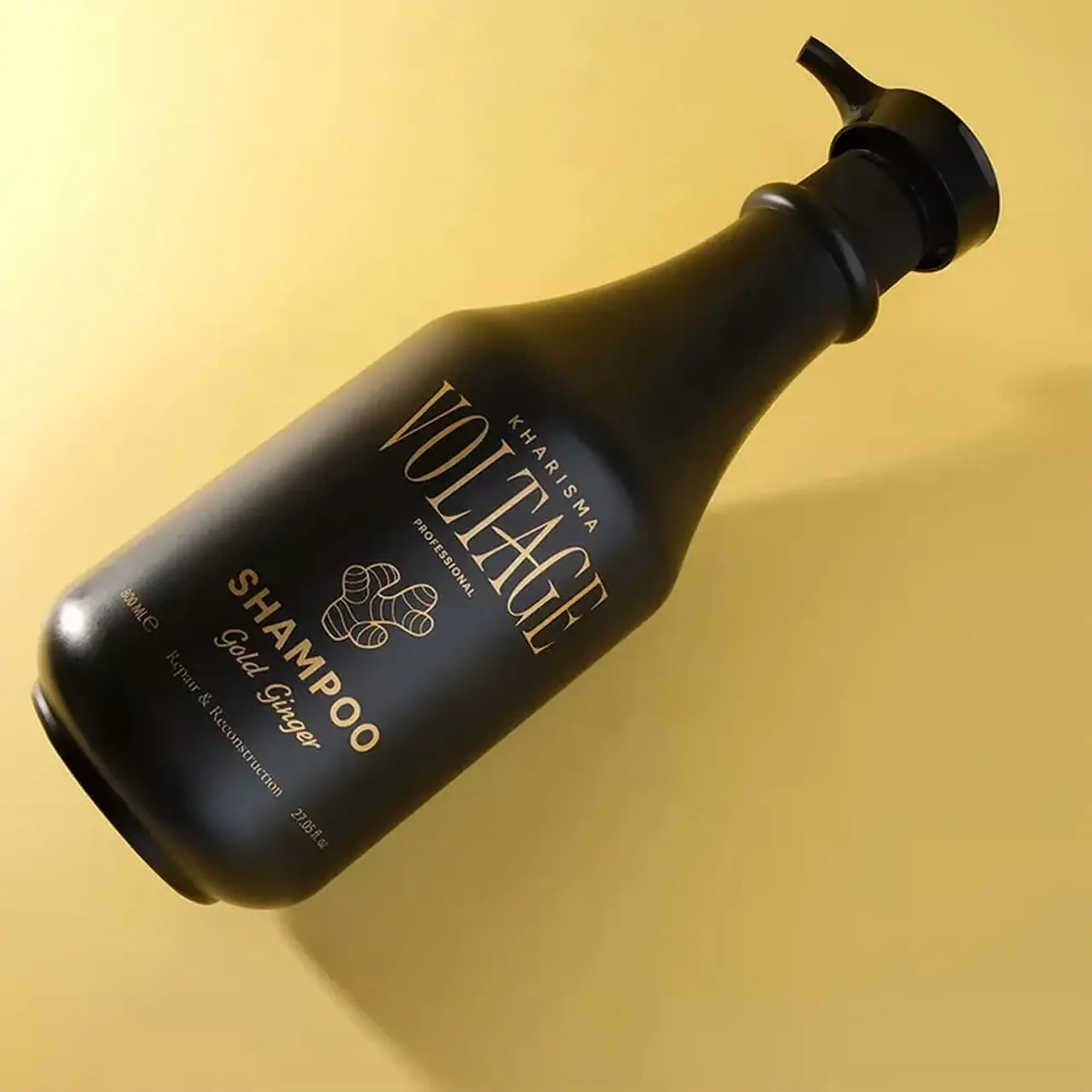 Șampon pentru reparare și reconstrucție KHARISMA VOLTAGE hair shampoo gold ginger repair and reconstruction 800ml
