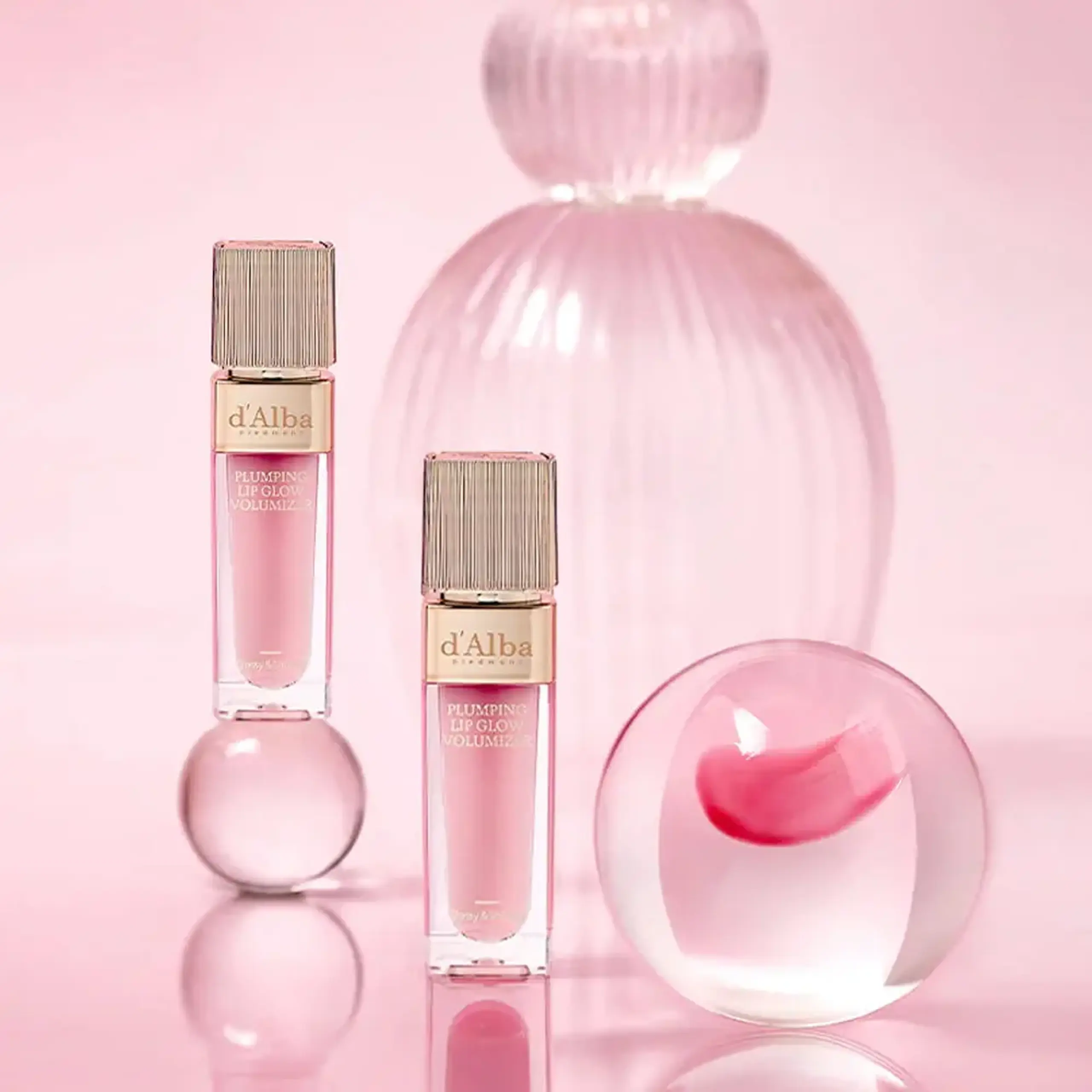 Luciu buze d'Alba Plumping Lip Glow Mood Volumizer (Feeble Pink)