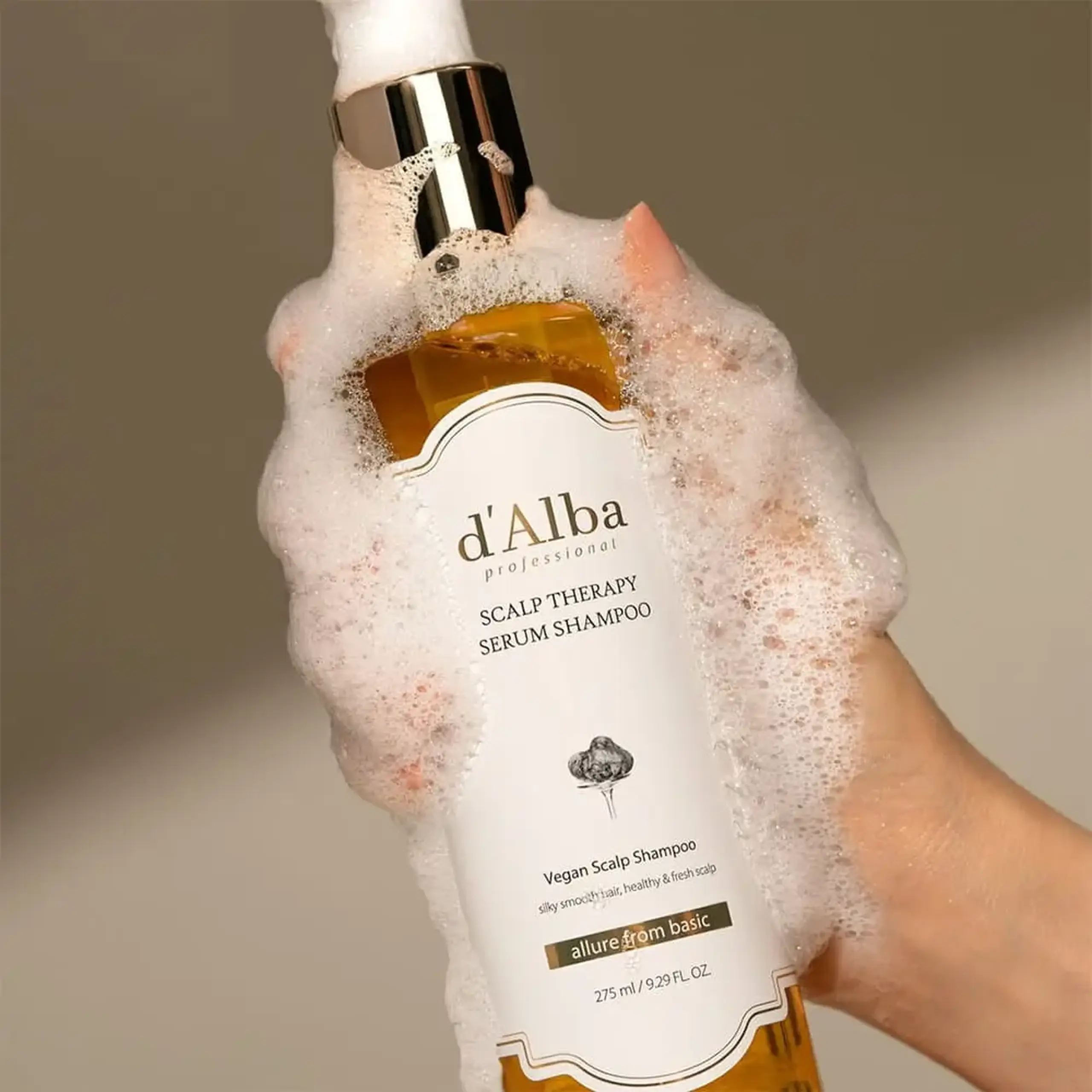 Șampon reparator pentru scalp și păr d'Alba Professional Repairing Scalp Therapy Serum Shampoo 275ml