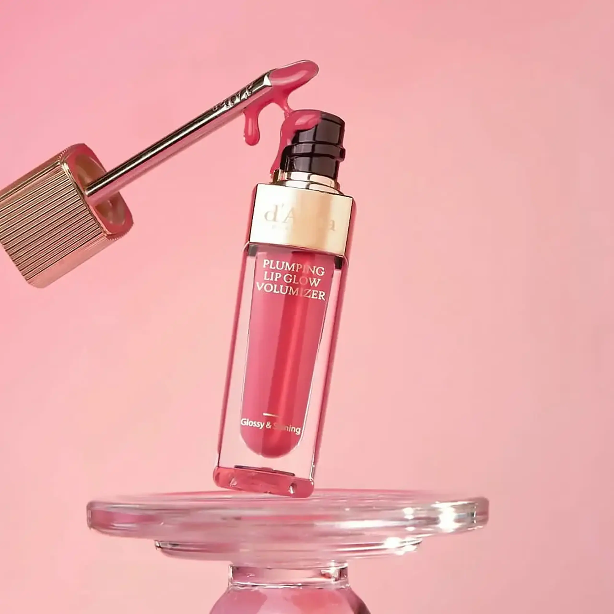 Luciu de buze d'Alba Plumping Lip Glow Mood Volumizer Posh Rose