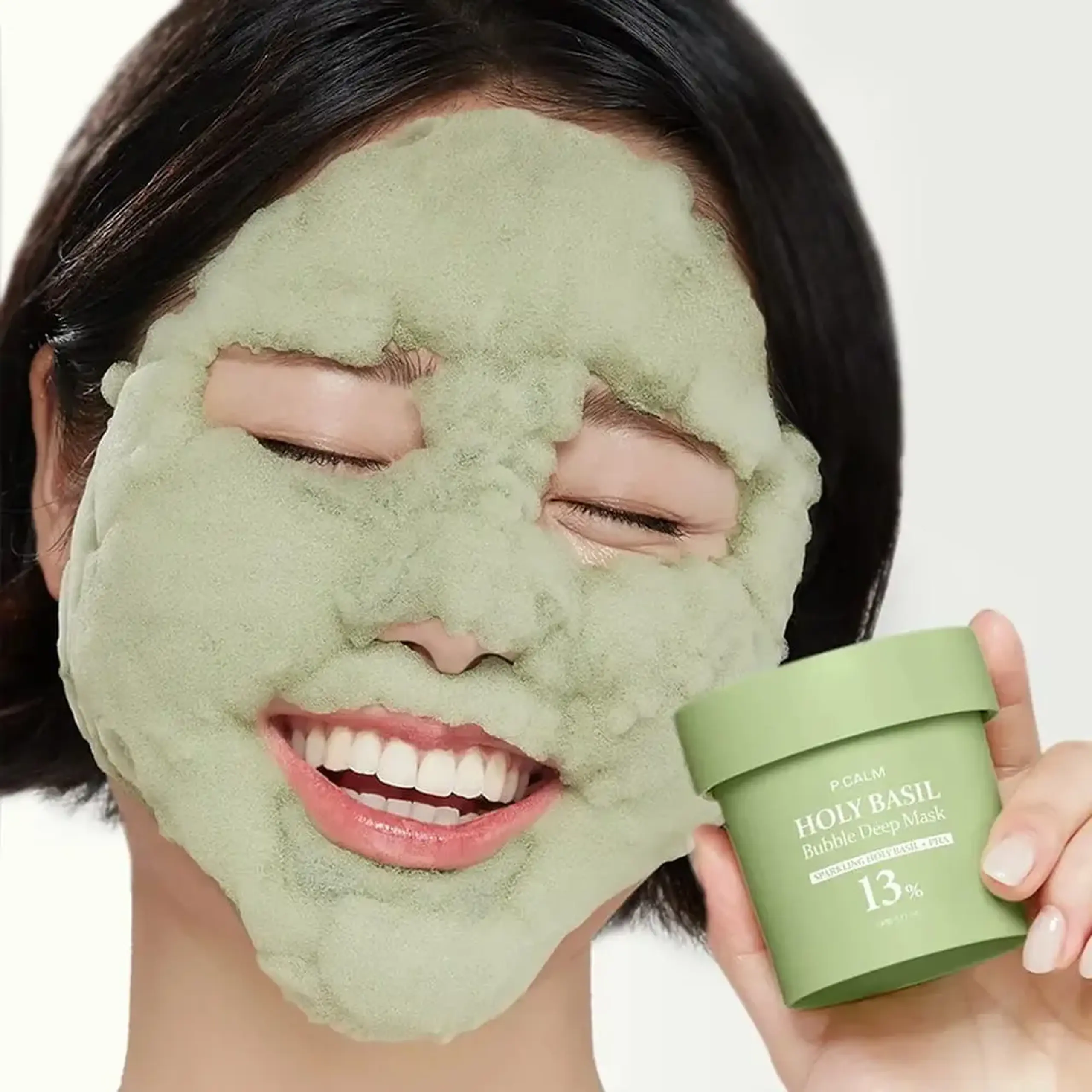 Mască bubble P.CALM HOLY BASIL BUBBLE DEEP MASK 90g
