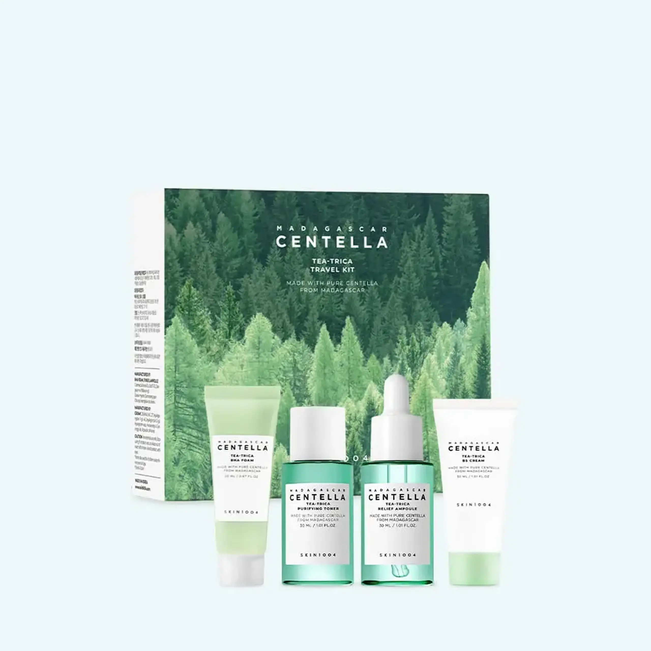 Set pentru călătorii SKIN1004 Madagascar Centella Tea-Trica Travel Kit