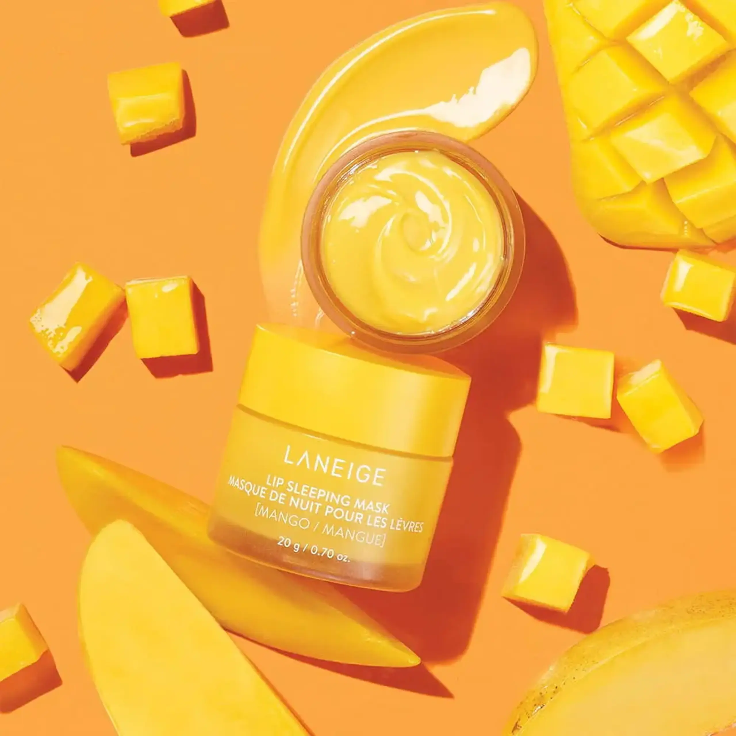 Mască de noapte pentru buze LANEIGE Lip Sleeping Mask EX_Mango 20 g
