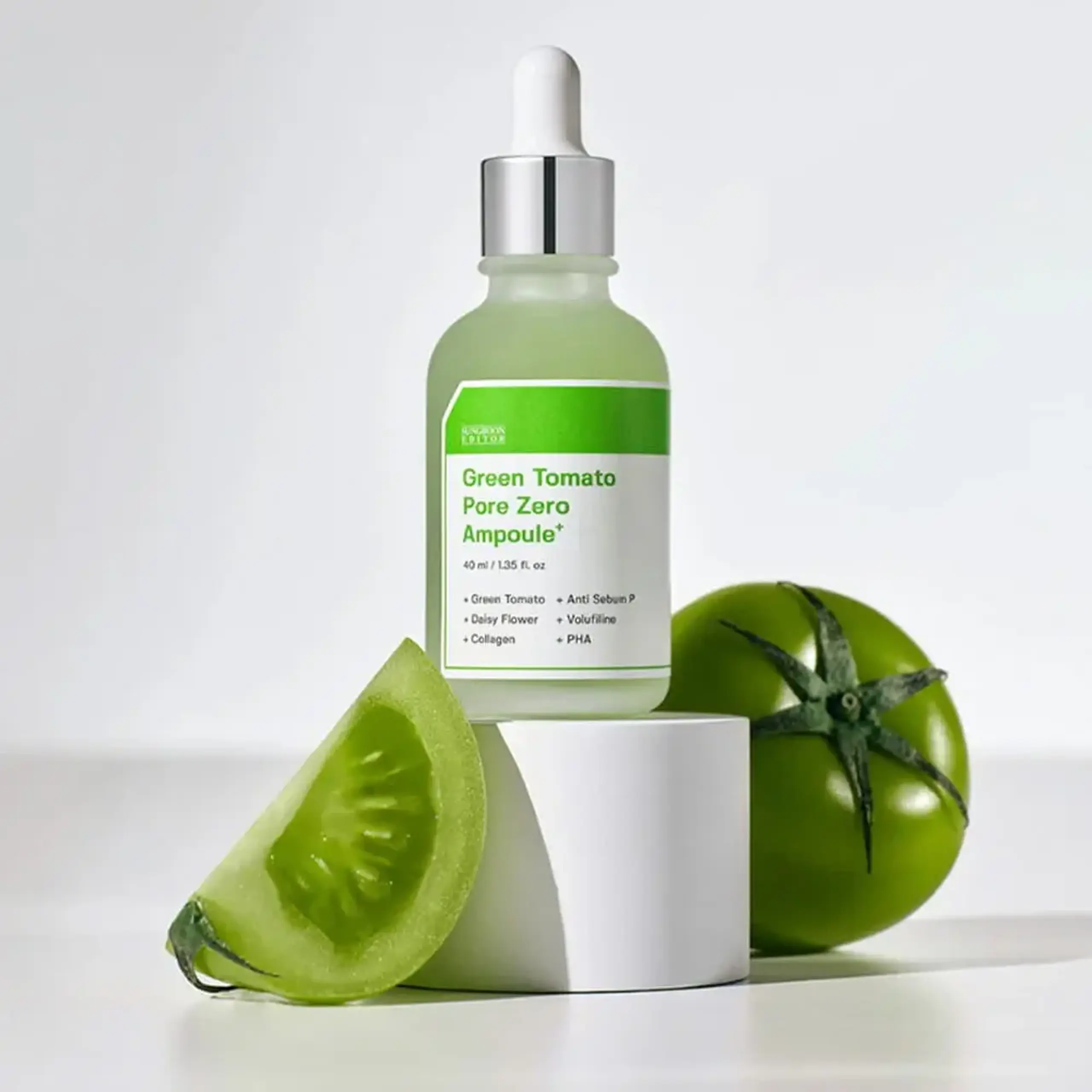 Ser concentrat seboregulator Sungboon Editor Green Tomato Pore Zero Ampoule+ 40ml
