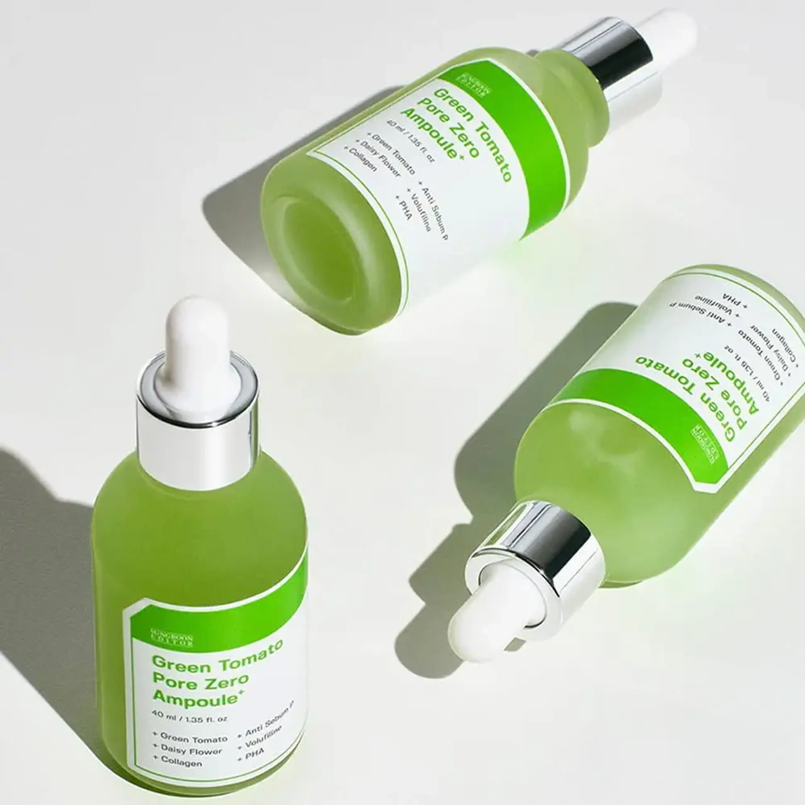 Ser concentrat seboregulator Sungboon Editor Green Tomato Pore Zero Ampoule+ 40ml