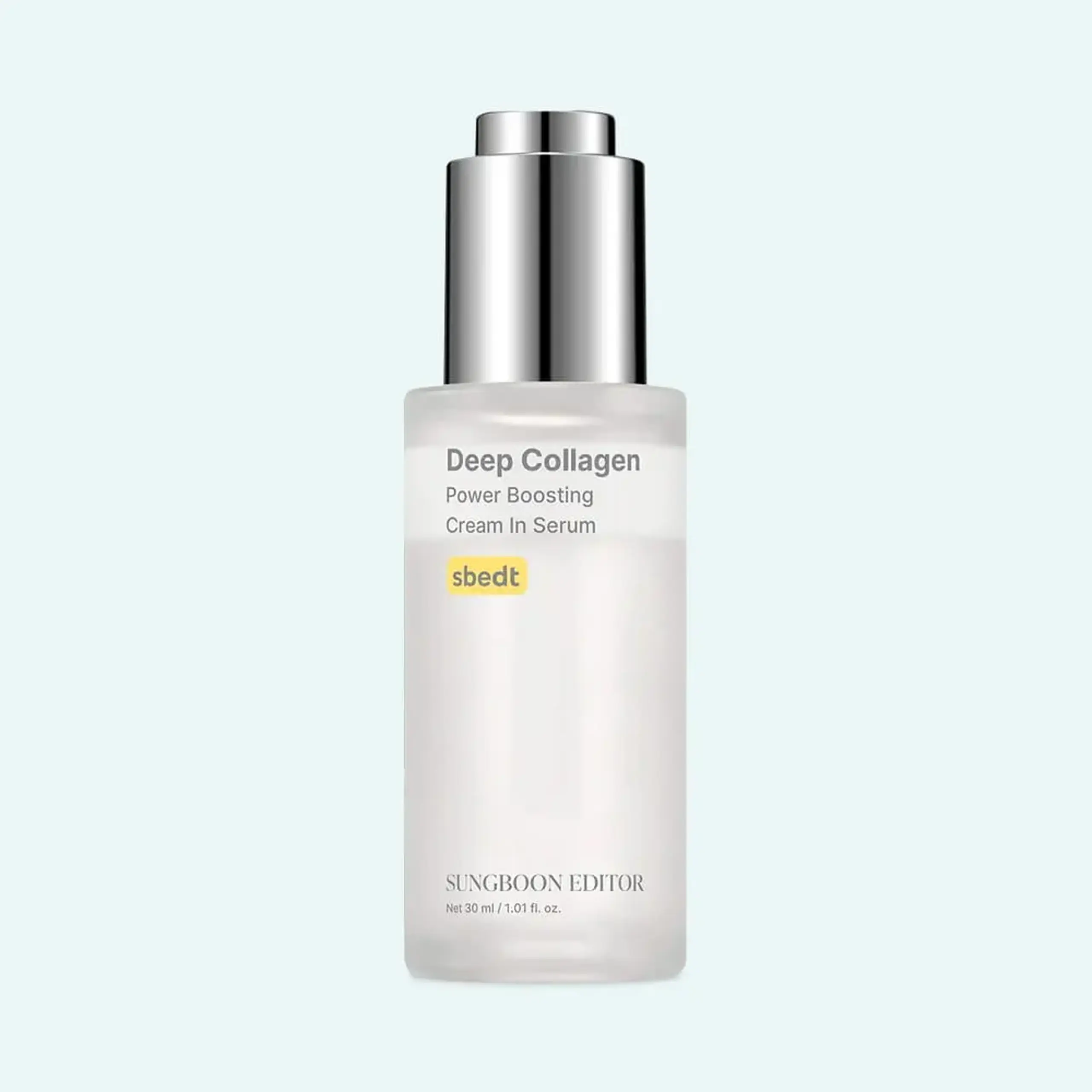 Ser cremos pentru pielea deshidratată, anti-age Sungboon Editor Deep Collagen Power Boosting Cream In Serum 30ml