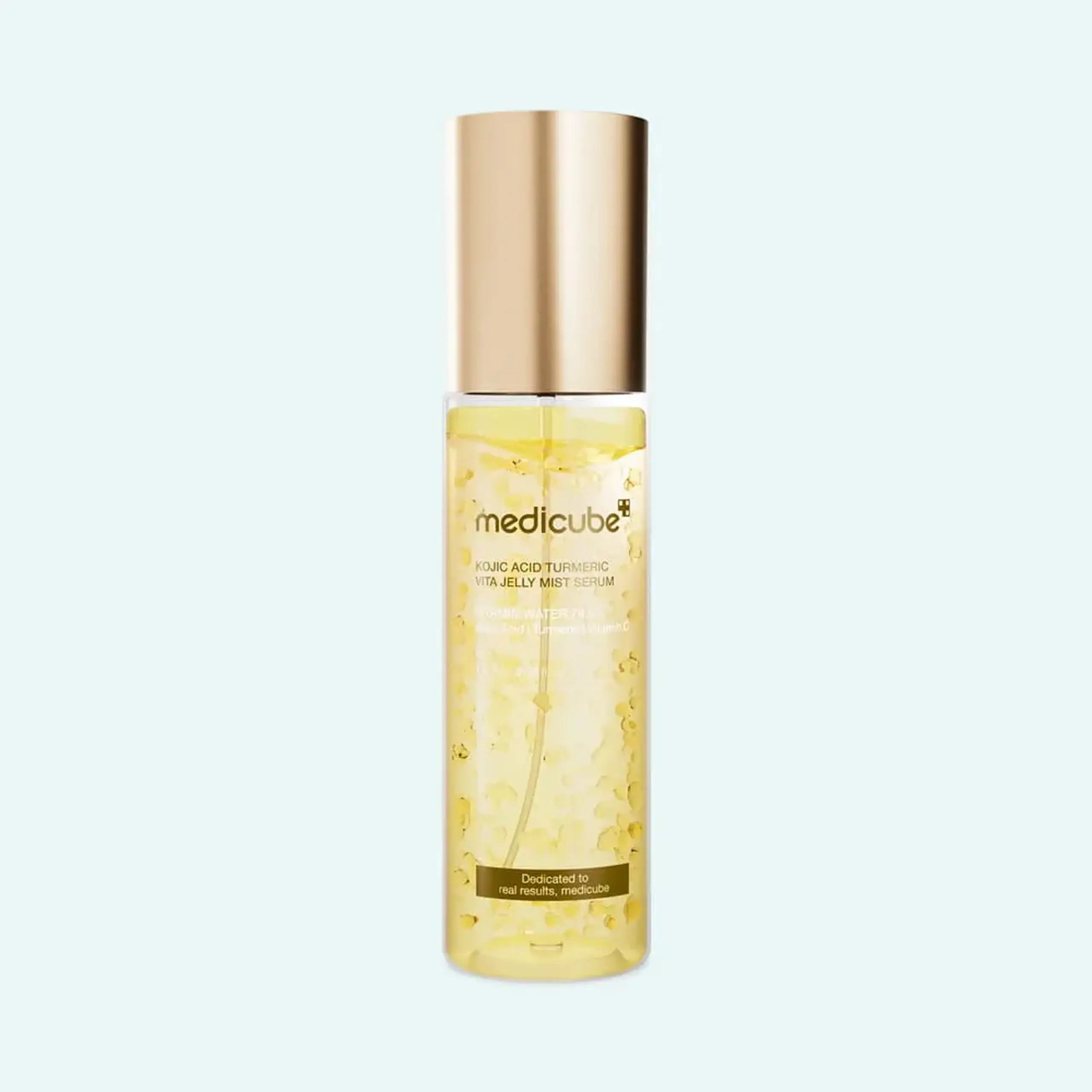 Serum-spray cu acid kojic împotriva hiperpigmentării Medicube Kojic Acid Turmeric Vita Jelly Mist Serum 100 ml