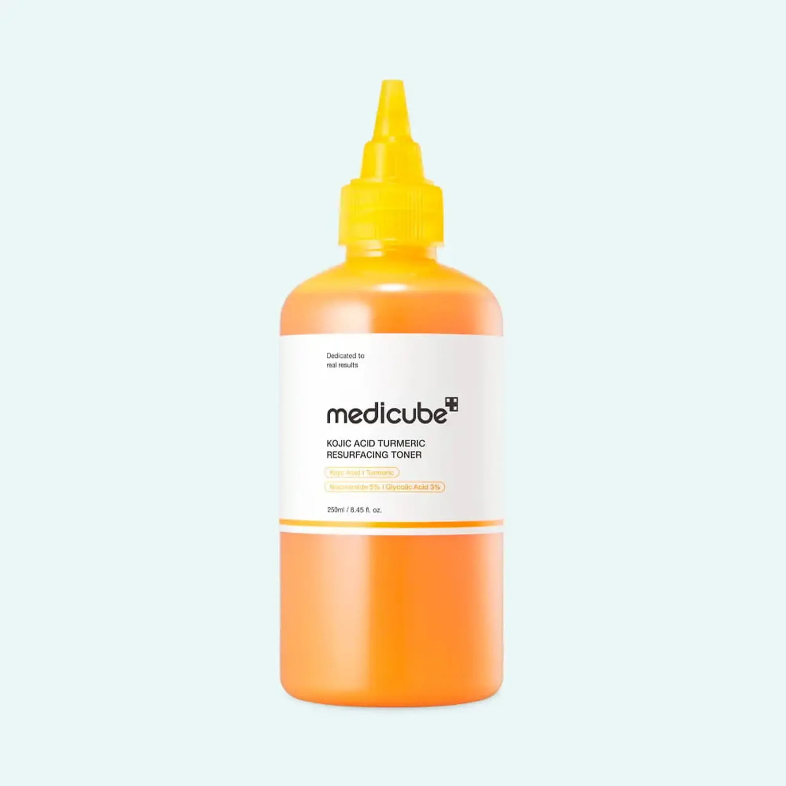Toner exfoliant și iluminator cu Acid Kojic și Niacinamidă Medicube Kojic Acid Turmeric Resurfacing Toner 250 ml