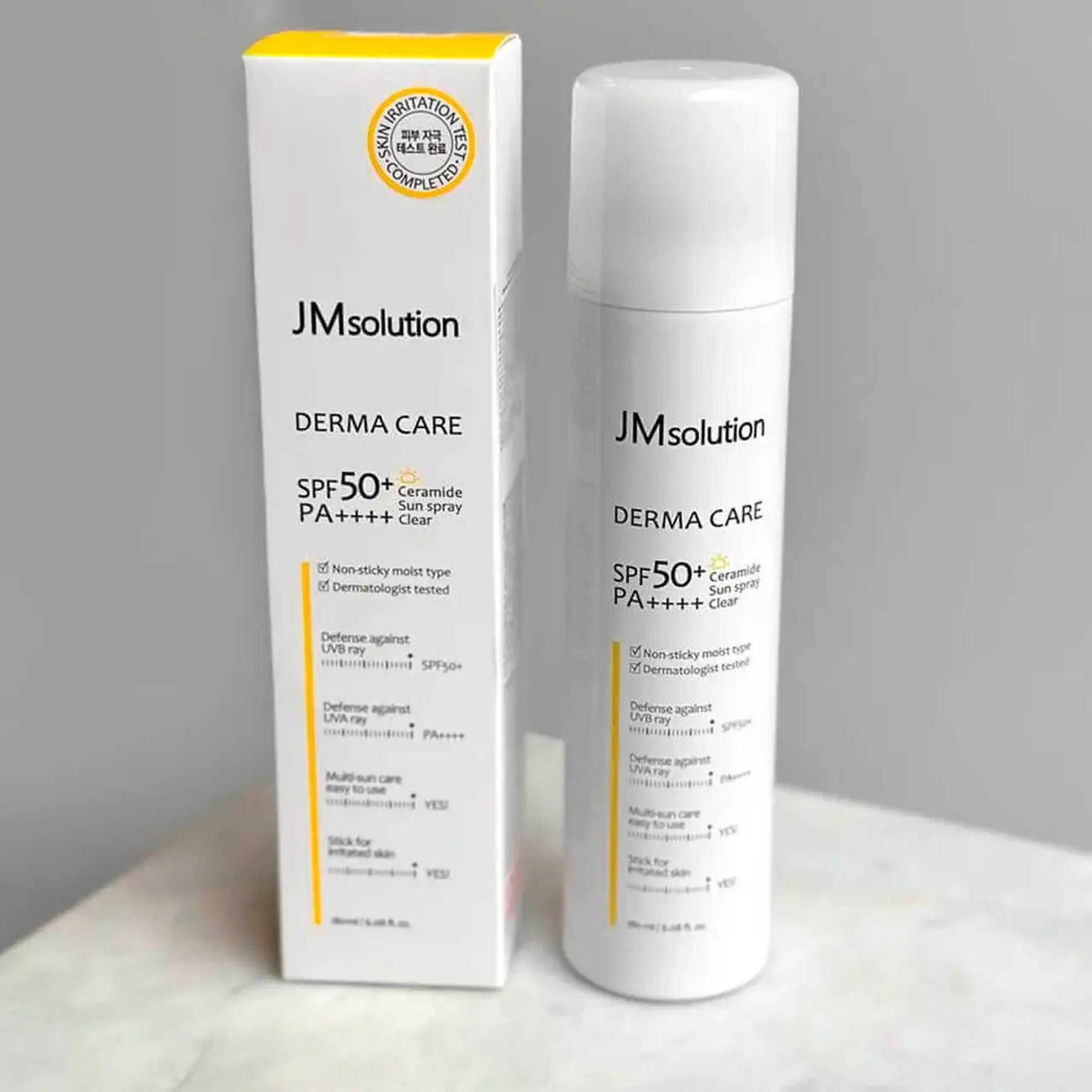 Spray protecție solară JMSOLUTION Derma Care Ceramide Sun Spray Clear 180ml