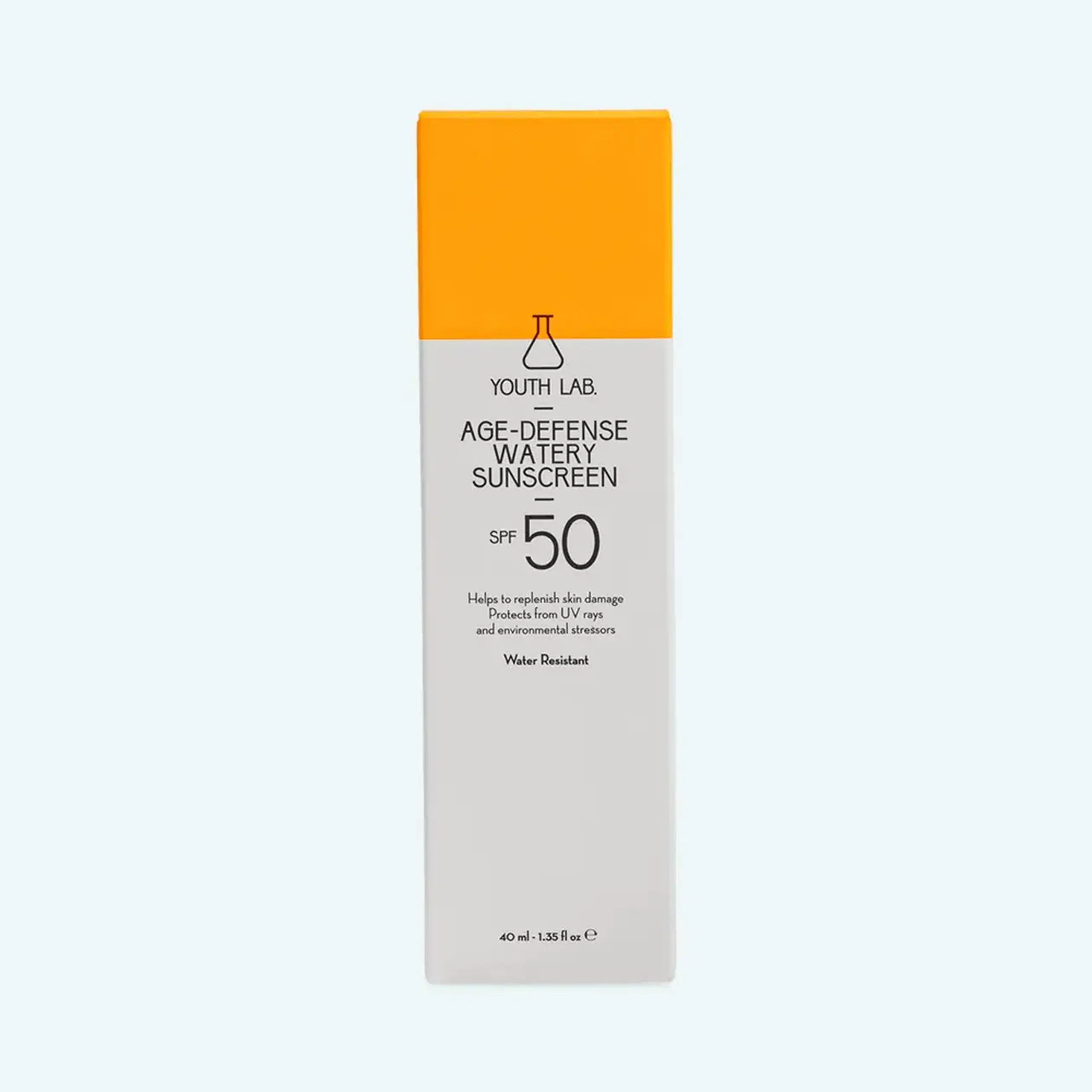 Cremă cu protecție solară YOUTH LAB Age-Defense Watery Sunscreen SPF50, 40 ml
