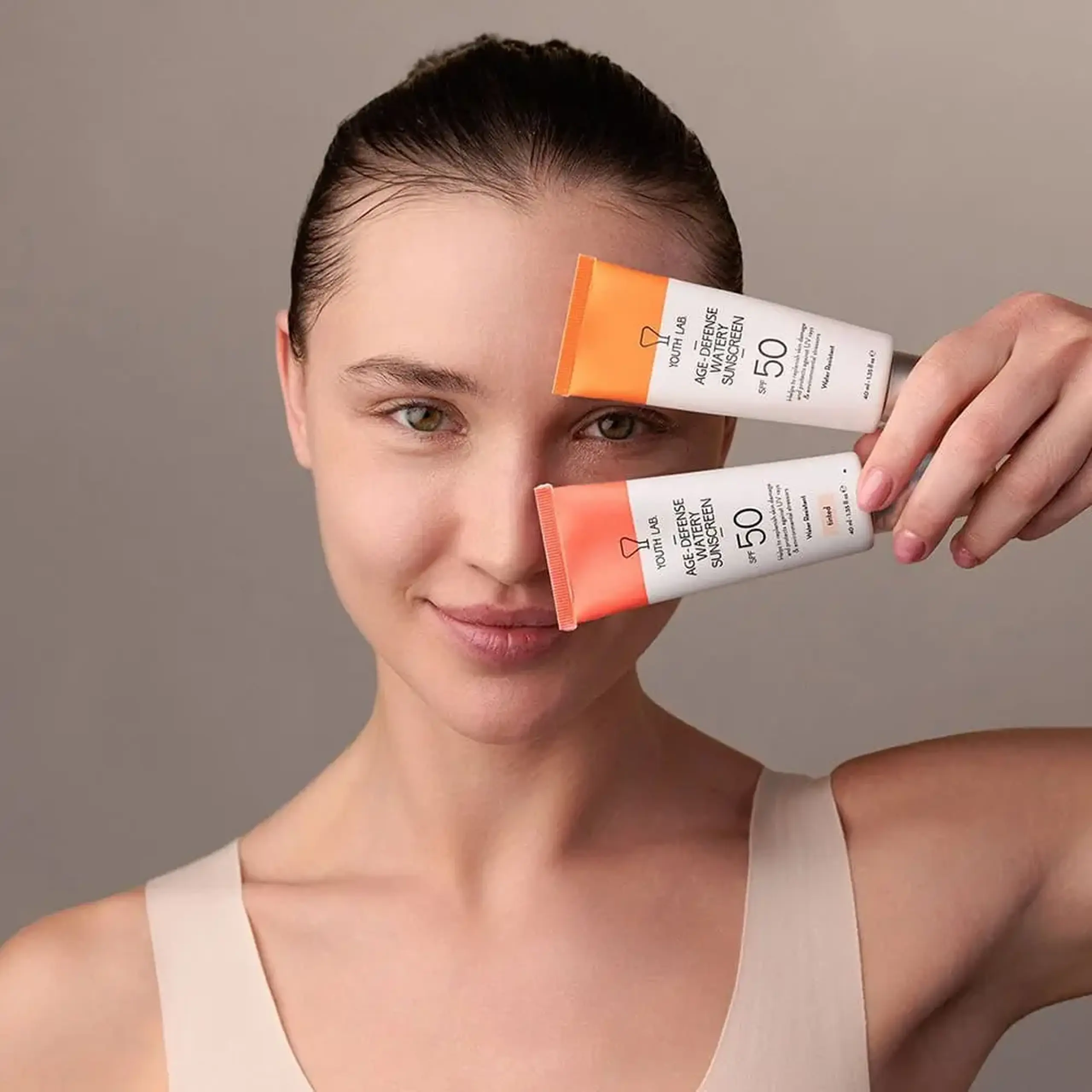 Cremă cu protecție solară YOUTH LAB Age-Defense Watery Sunscreen SPF50, 40 ml