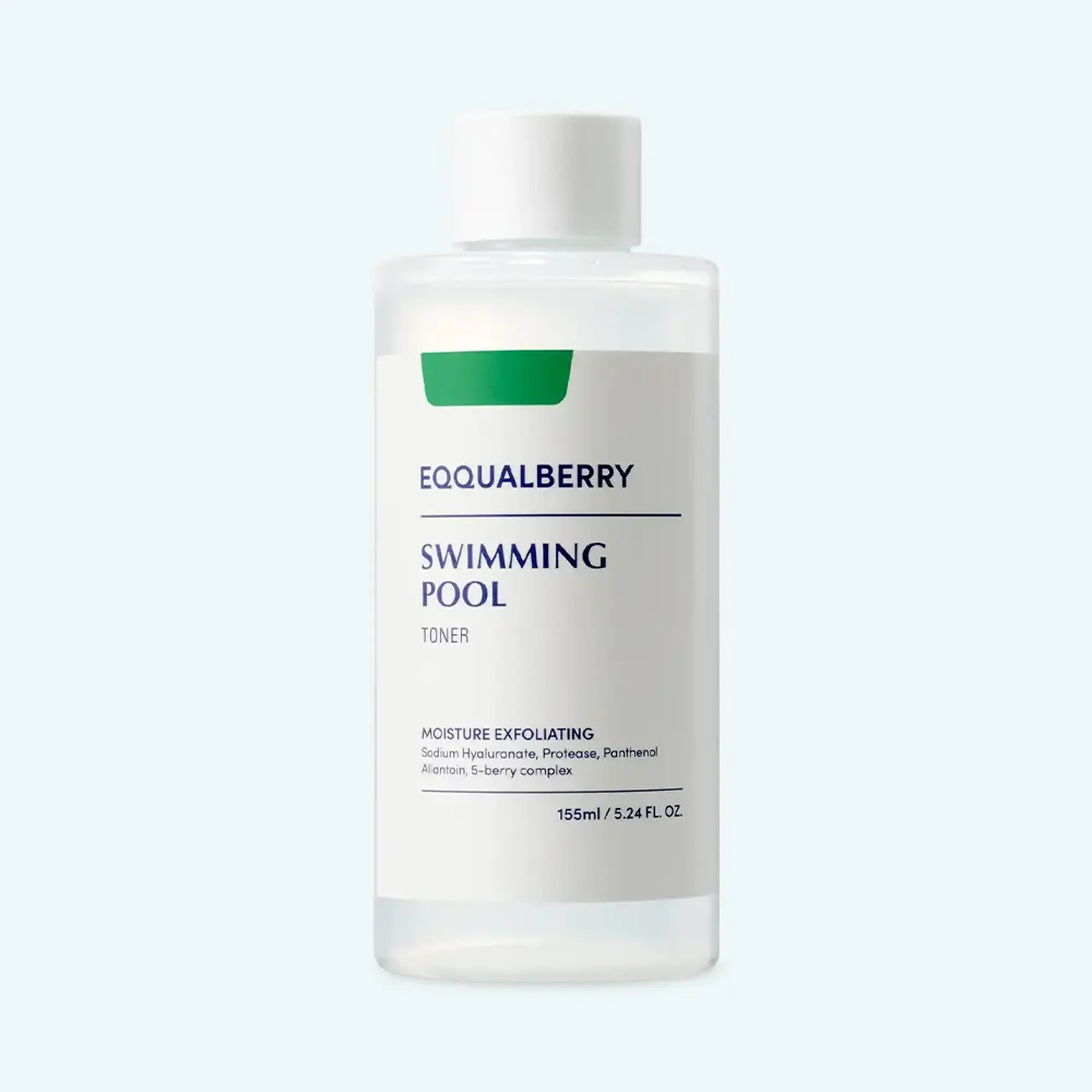 Toner hidratant și exfoliant delicat EQQUALBERRY SWIMMING POOL TONER 155ml
