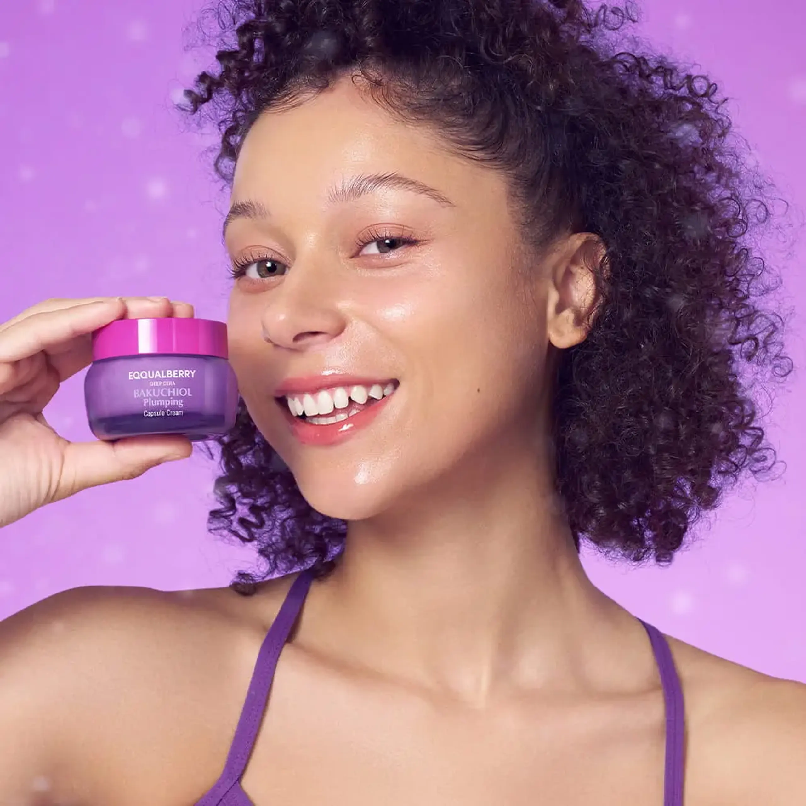 Cremă anti-age EQQUALBERRY BAKUCHIOL PLUMPING CAPSULE CREAM 50ml