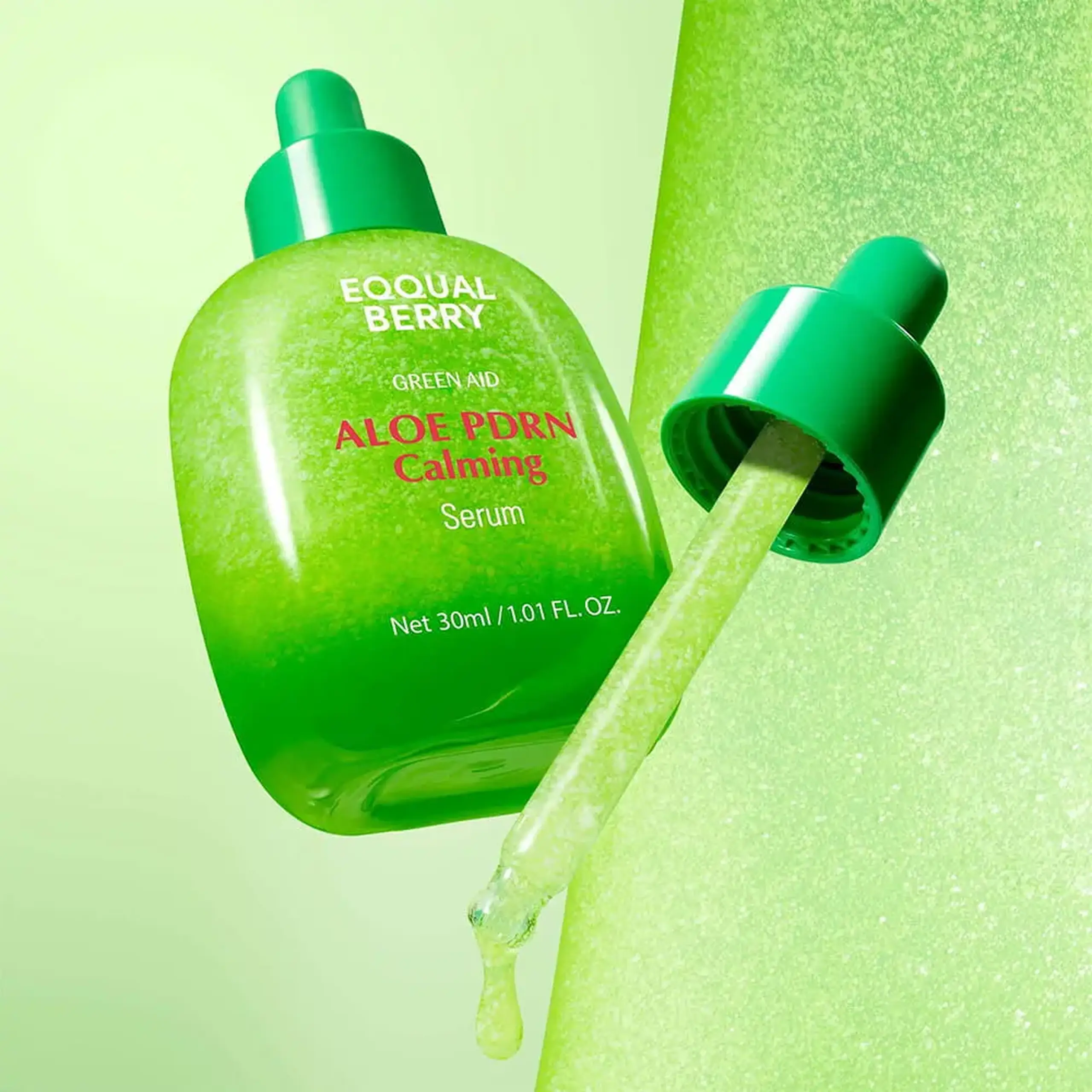 Ser calmant și reparator EQQUALBERRY ALOE PDRN CALMING SERUM 30ml