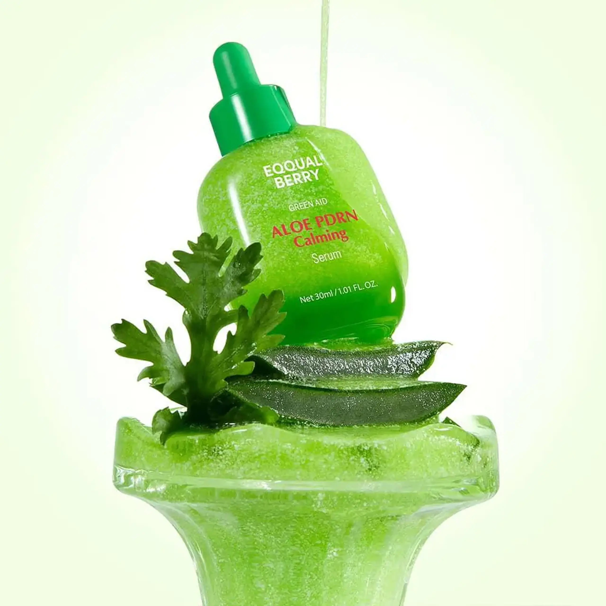 Ser calmant și reparator EQQUALBERRY ALOE PDRN CALMING SERUM 30ml