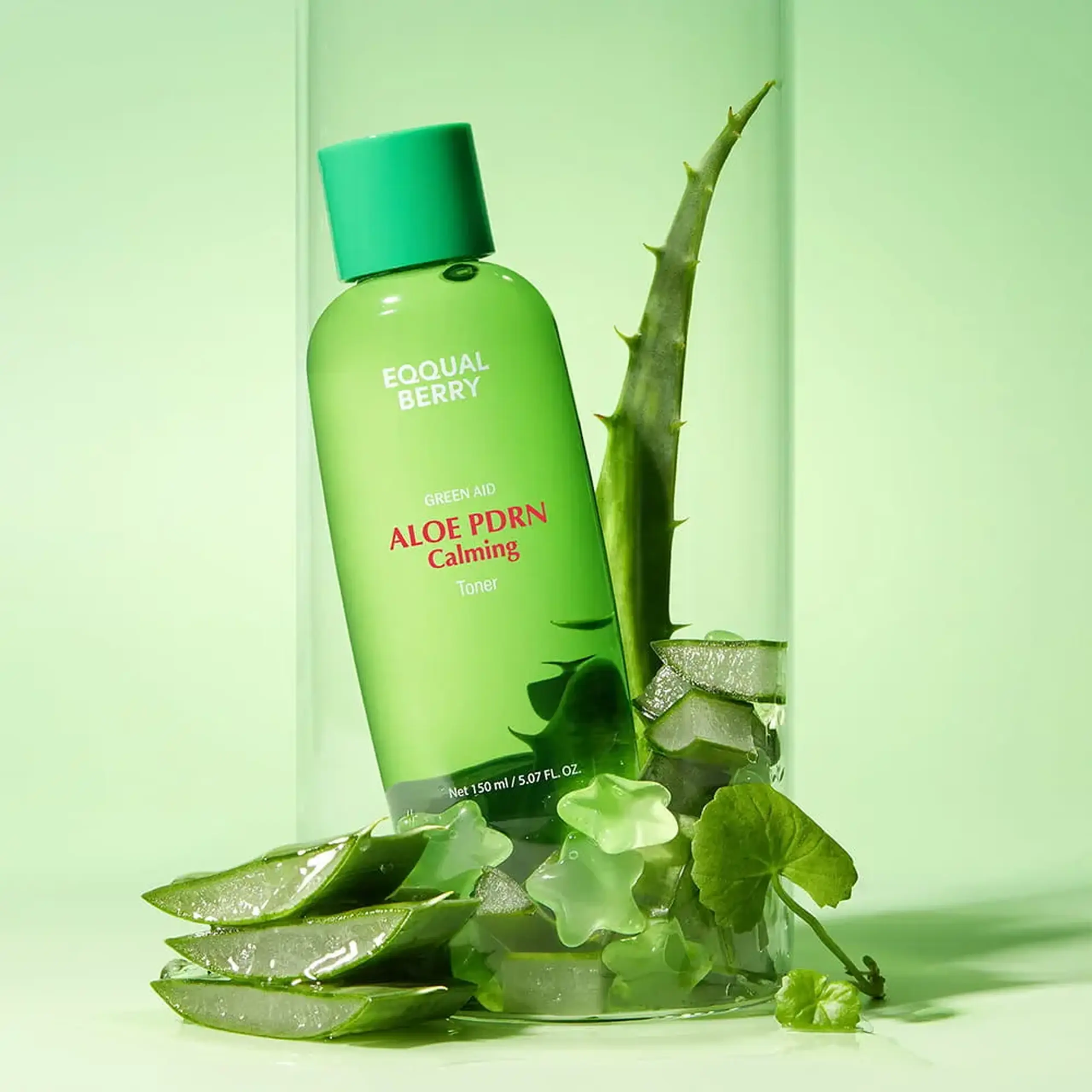 Toner calmant EQQUALBERRY Aloe PDRN Calming Toner 150ml