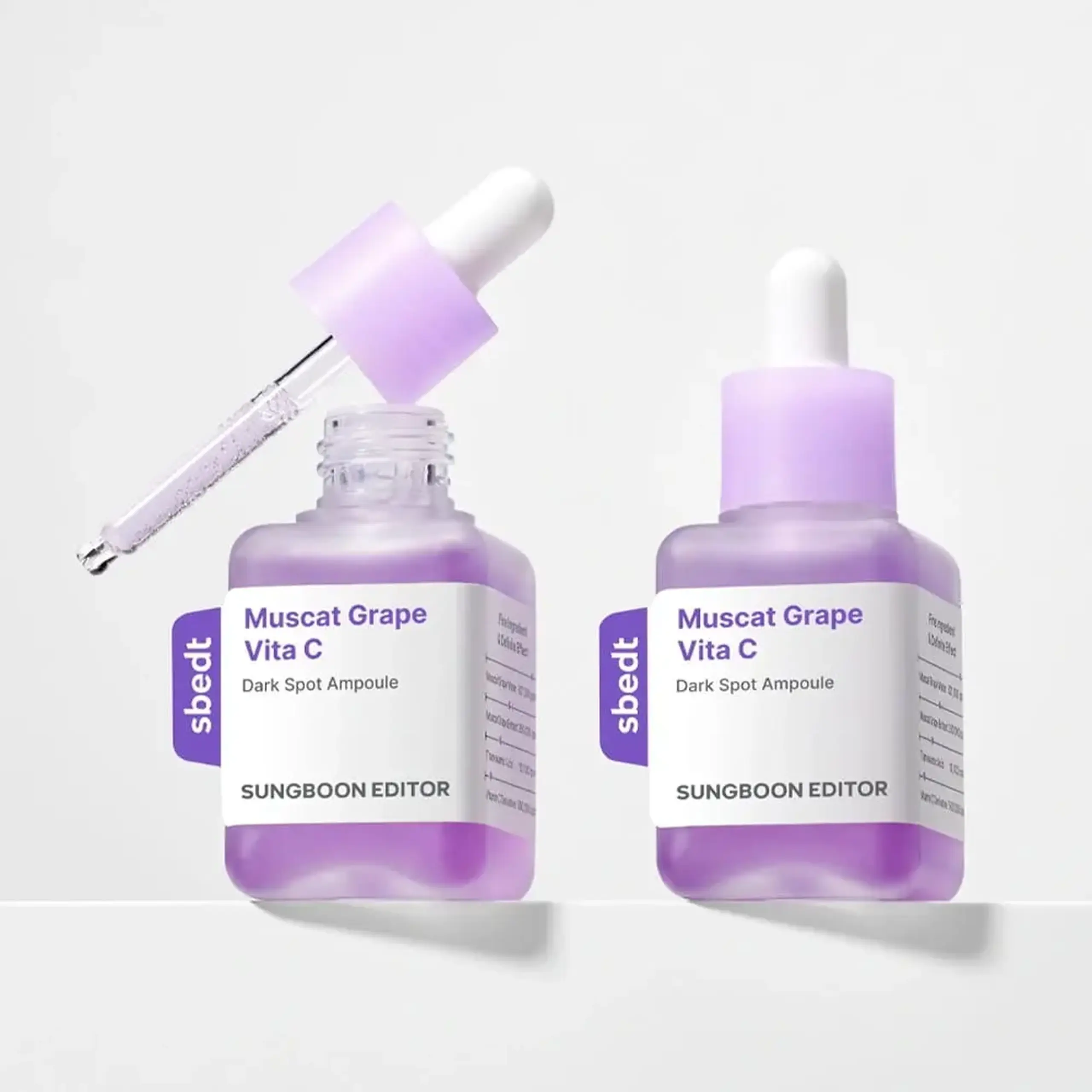 Ser iluminant Sungboon Editor Muscat Grape Vita C Brightening Ampoule 40 ml