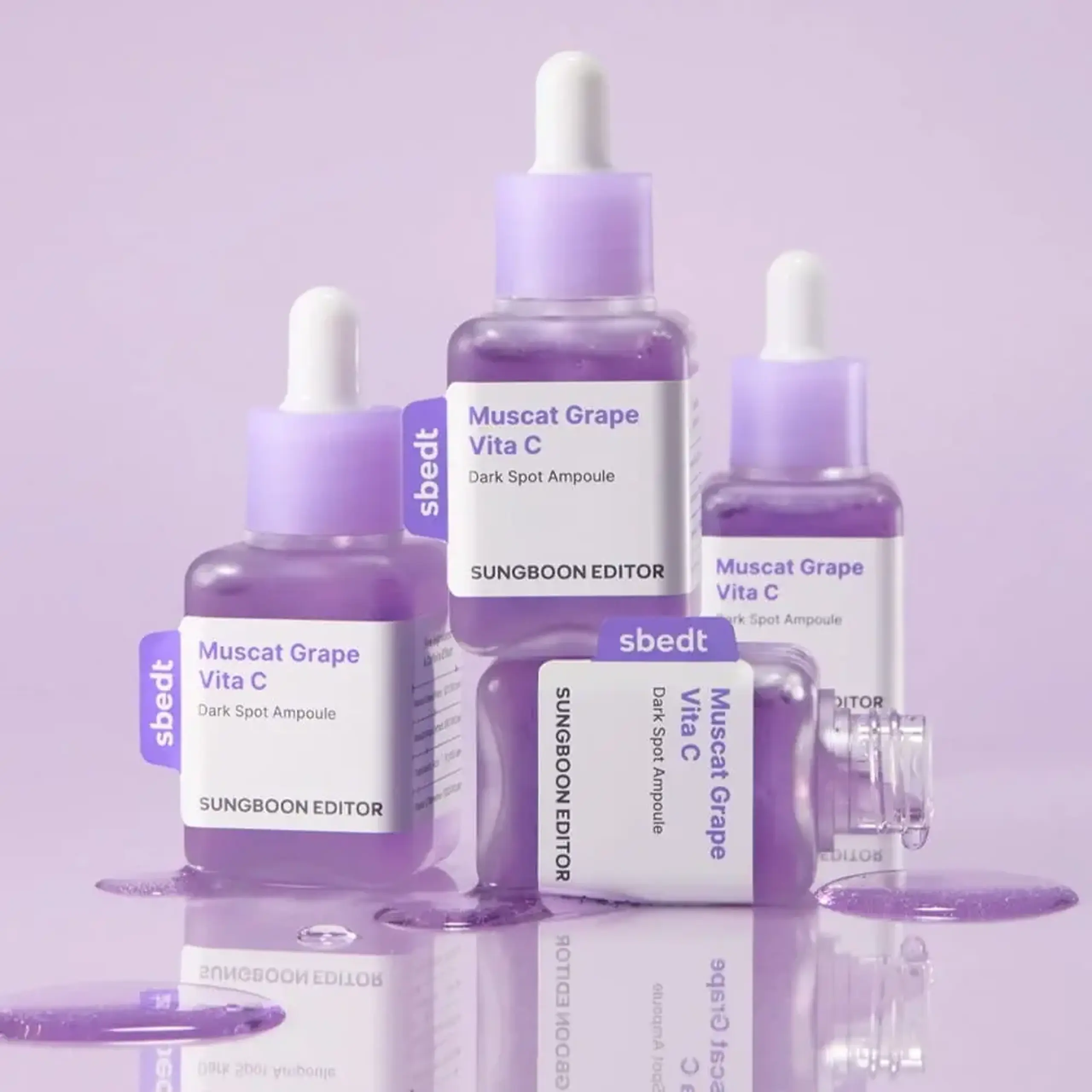 Ser iluminant Sungboon Editor Muscat Grape Vita C Brightening Ampoule 40 ml