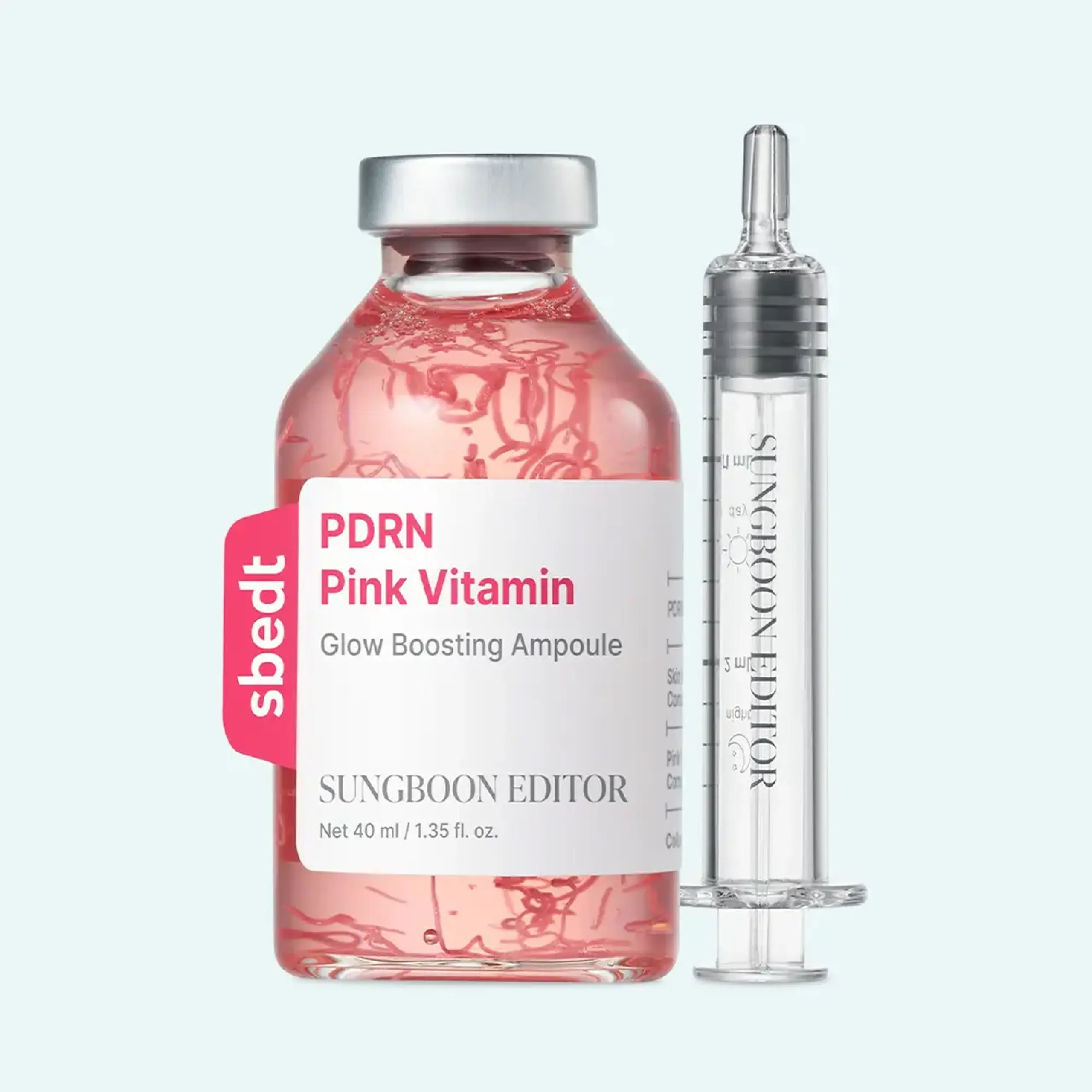 Ser hidratant SUNGBOON EDITOR PDRN Pink Vitamin Glow Boosting Ampoule 40ml