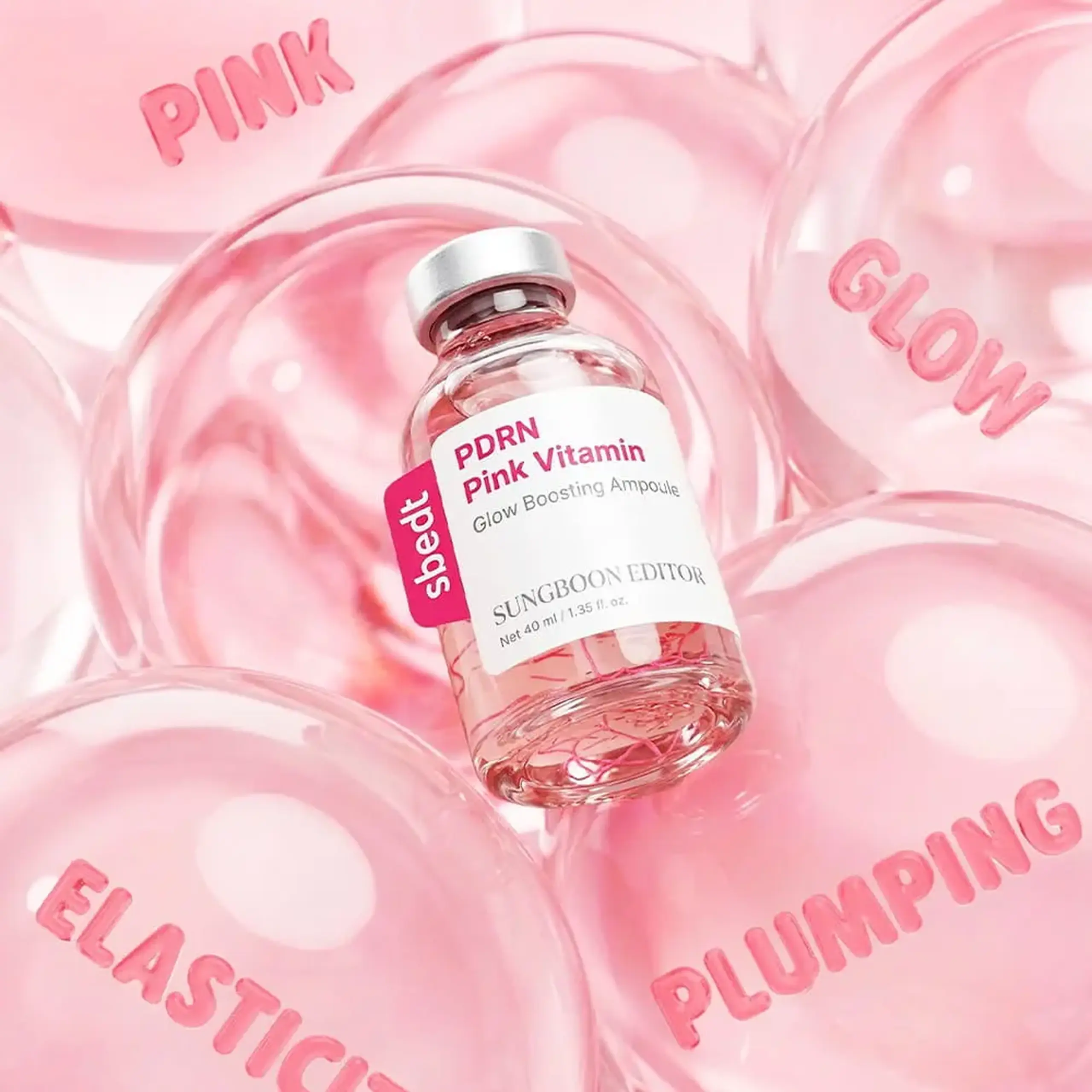Ser hidratant SUNGBOON EDITOR PDRN Pink Vitamin Glow Boosting Ampoule 40ml