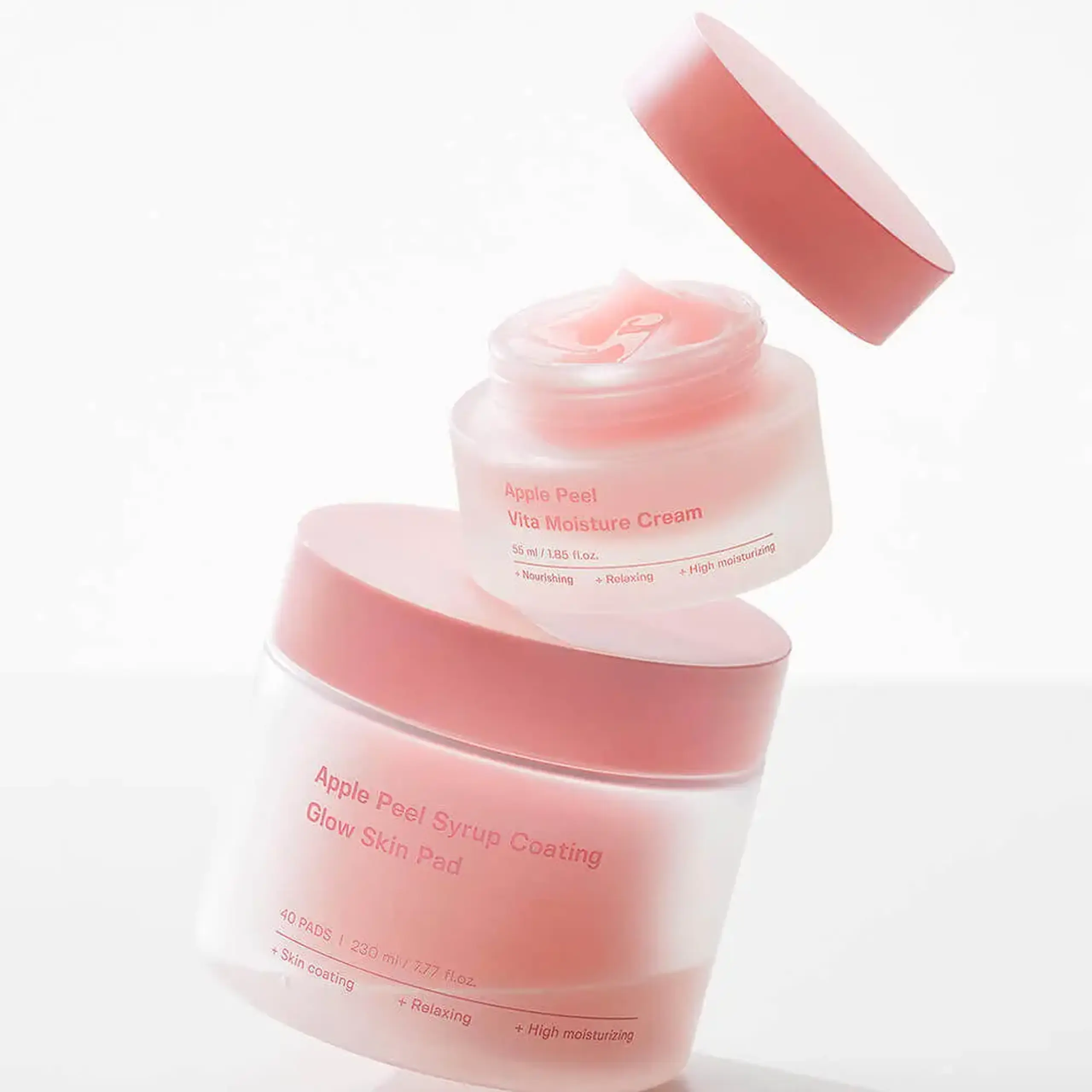 Paduri tonice calmante Sungboon Editor Apple Peel Glow Skin Syrup Soothing Pad 230 ml / 40 pcs