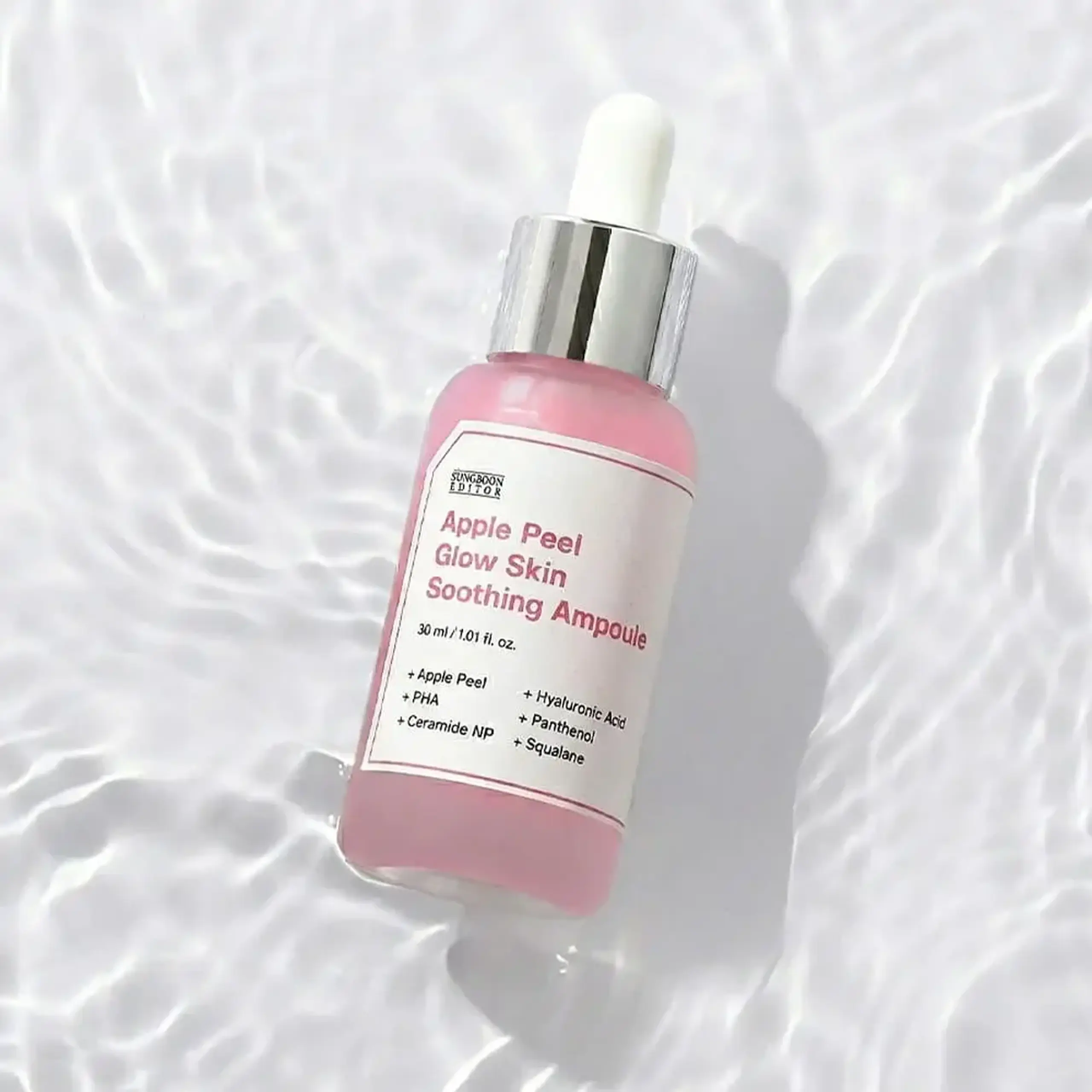 Fiolă calmantă și hidratantă Sungboon Editor Apple Peel Glow Skin Soothing Ampoule 30 ml