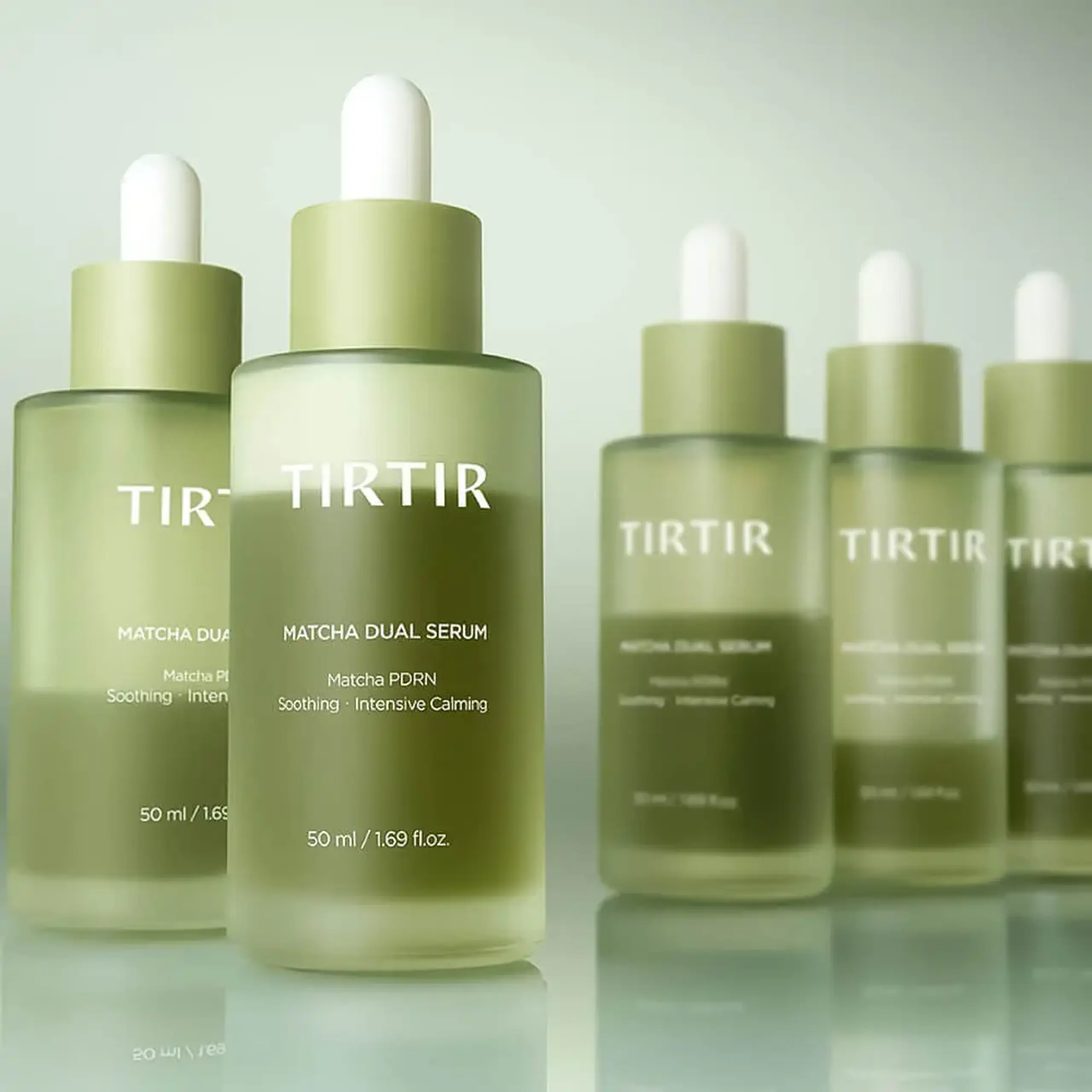 Ser bifazic cu matcha și PDRN TIRTIR Matcha Dual Serum 50 ml