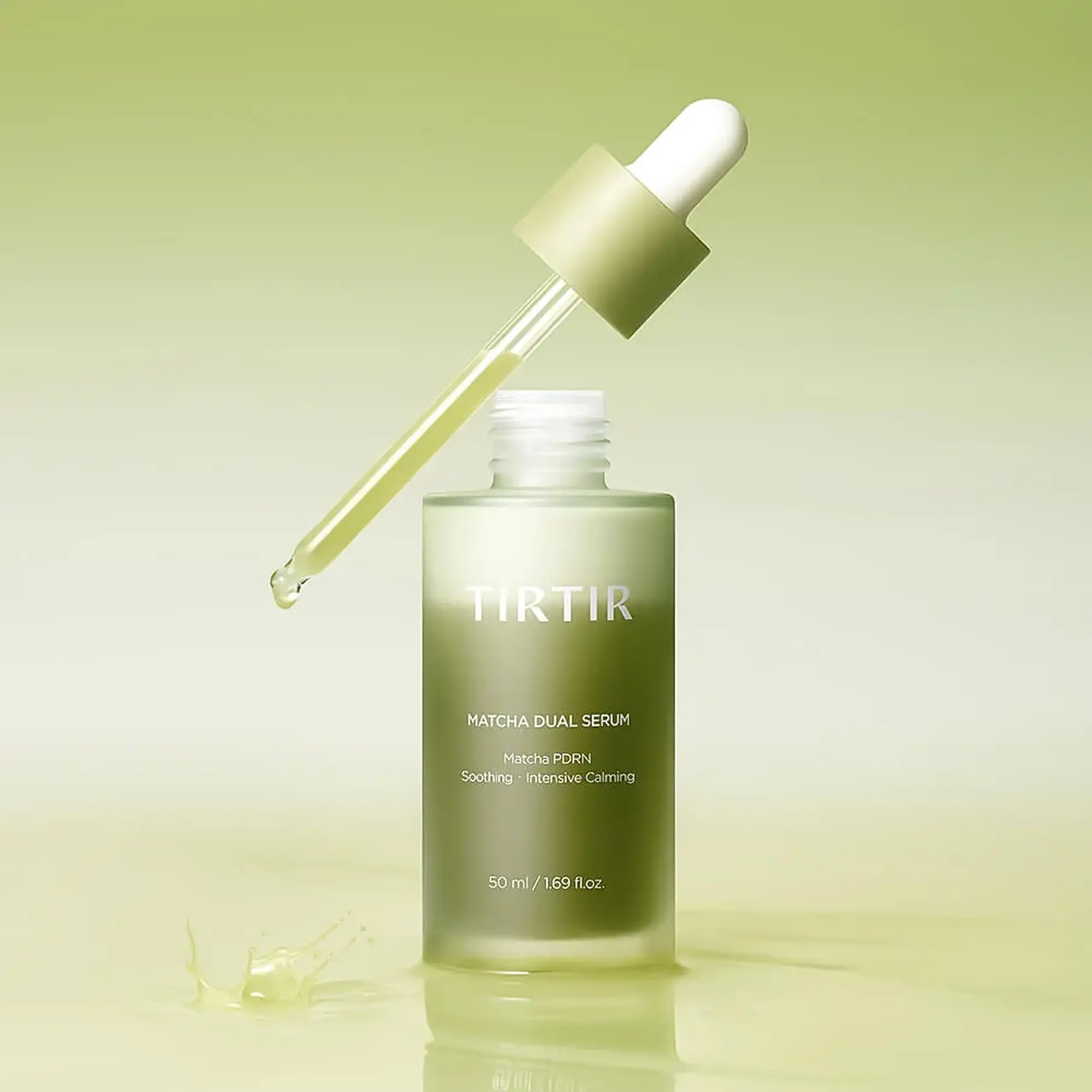 Ser bifazic cu matcha și PDRN TIRTIR Matcha Dual Serum 50 ml