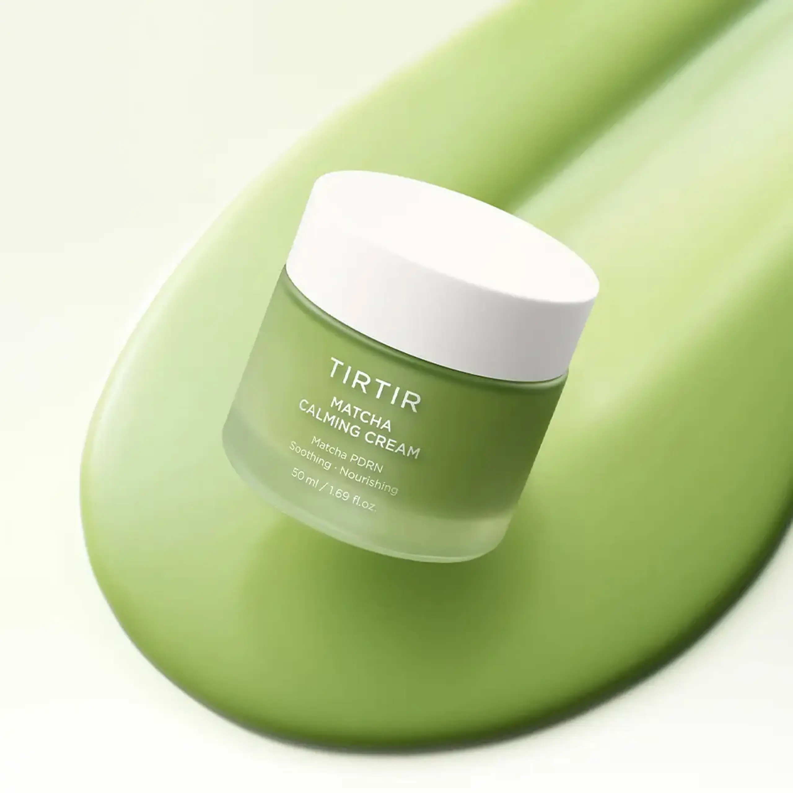Cremă calmantă cu matcha, PDRN TIRTIR Matcha Calming Cream 50 ml
