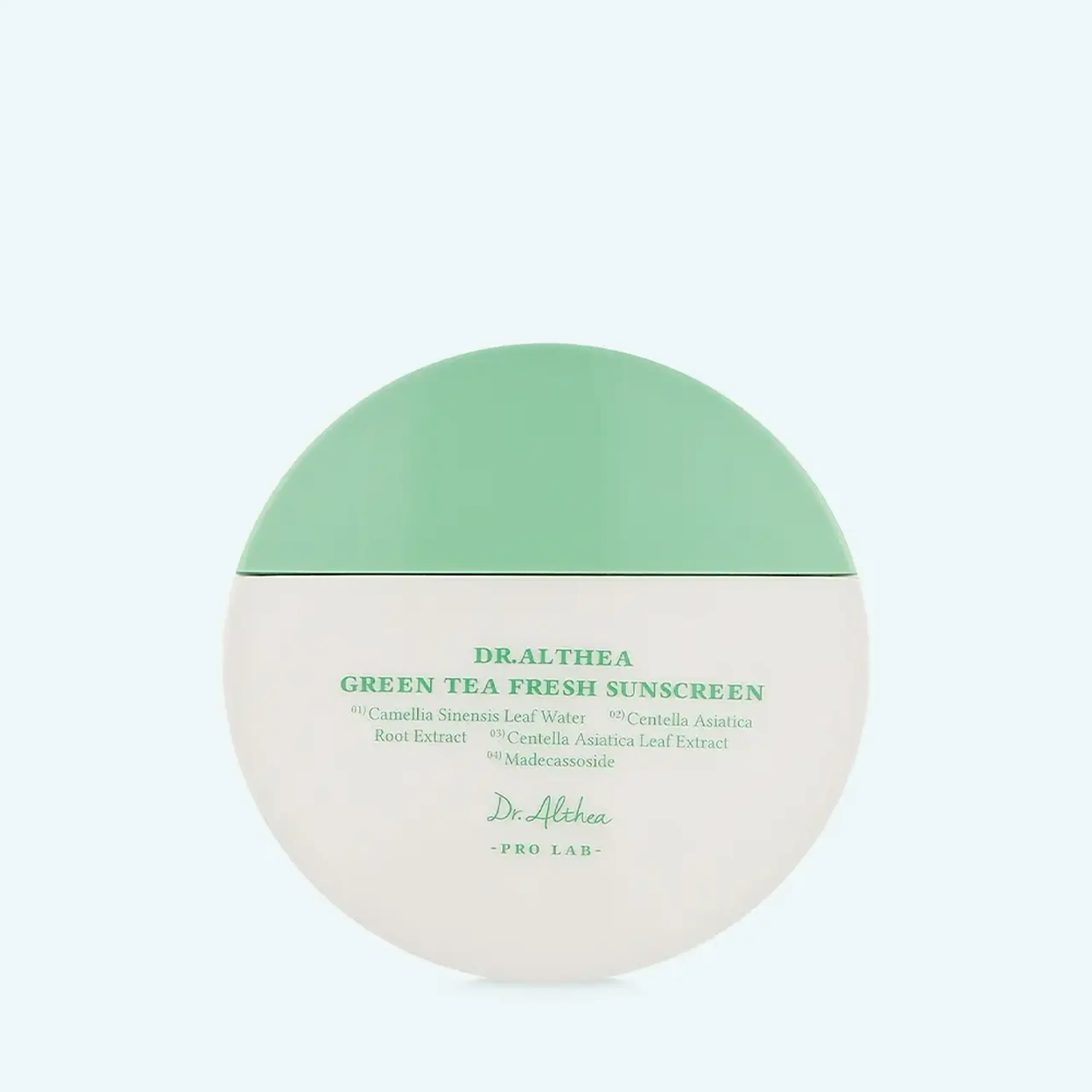 Cremă de protecție solară lejeră SPF50+ PA++++ Dr. Althea Green Tea Fresh Sunscreen 45 ml