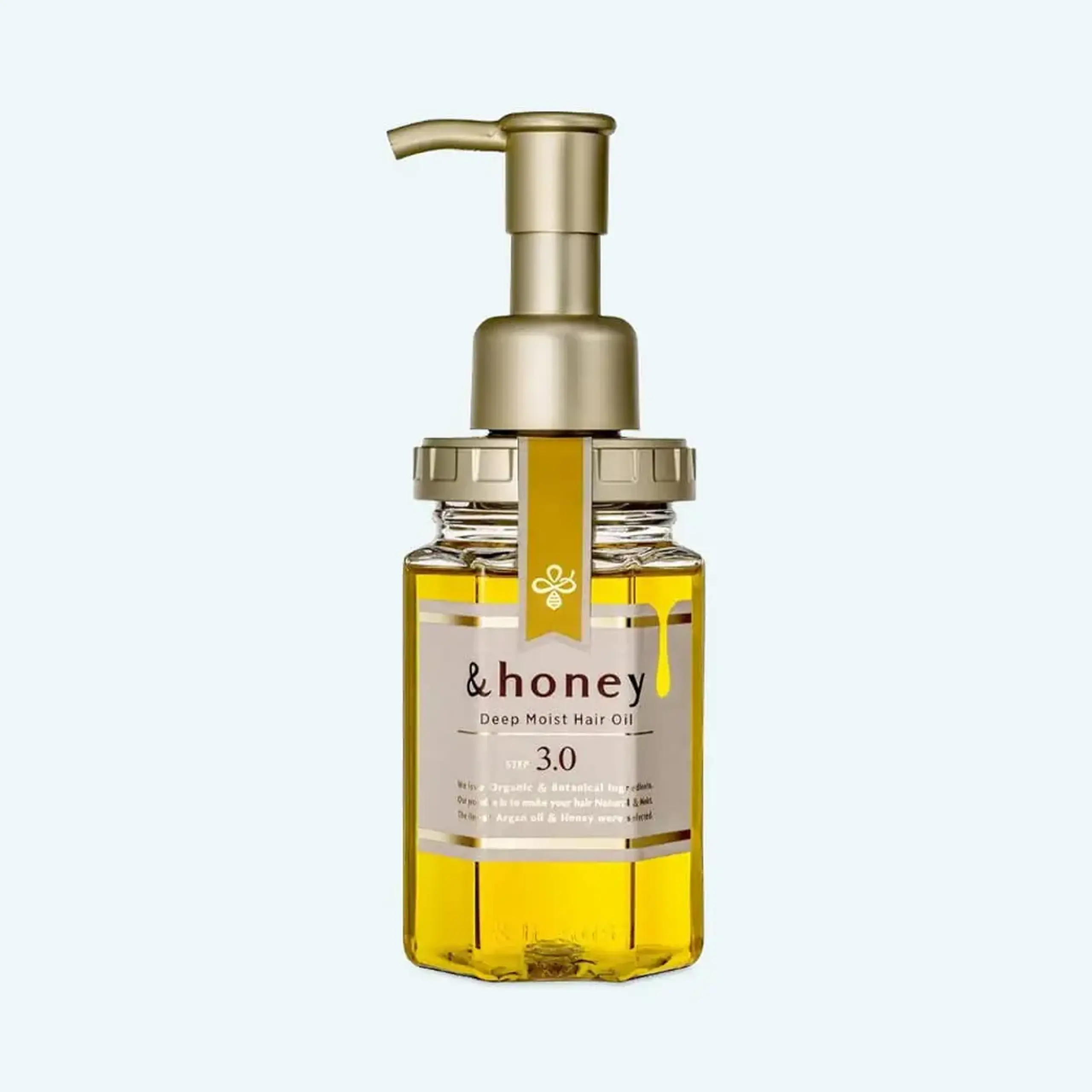 Ulei leave-in hidratant cu miere și ulei de argan ViCREA &honey Deep Moist Hair Oil 3.0 Damask Rose Honey 100 ml